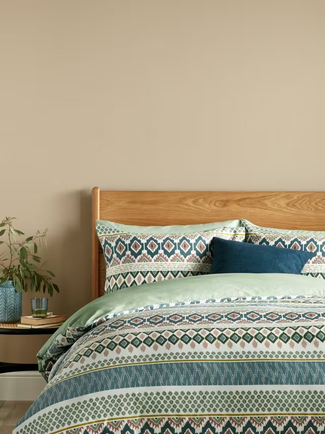 Thea Pure Cotton Sateen Stripe Duvet Cover Set