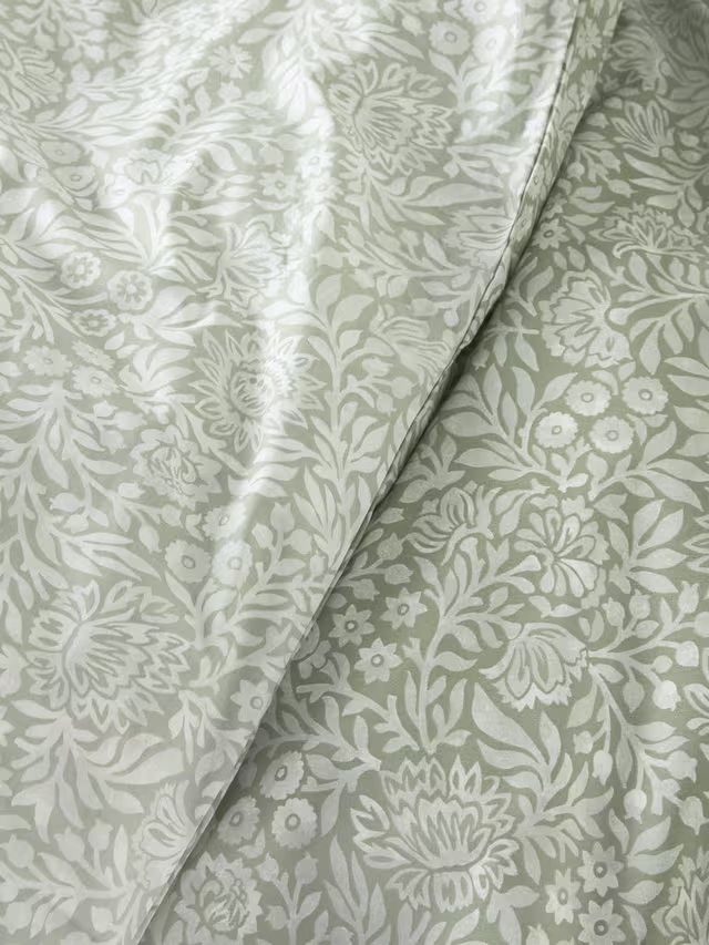 Hidcote Duvet Cover Set, Myrtle Green