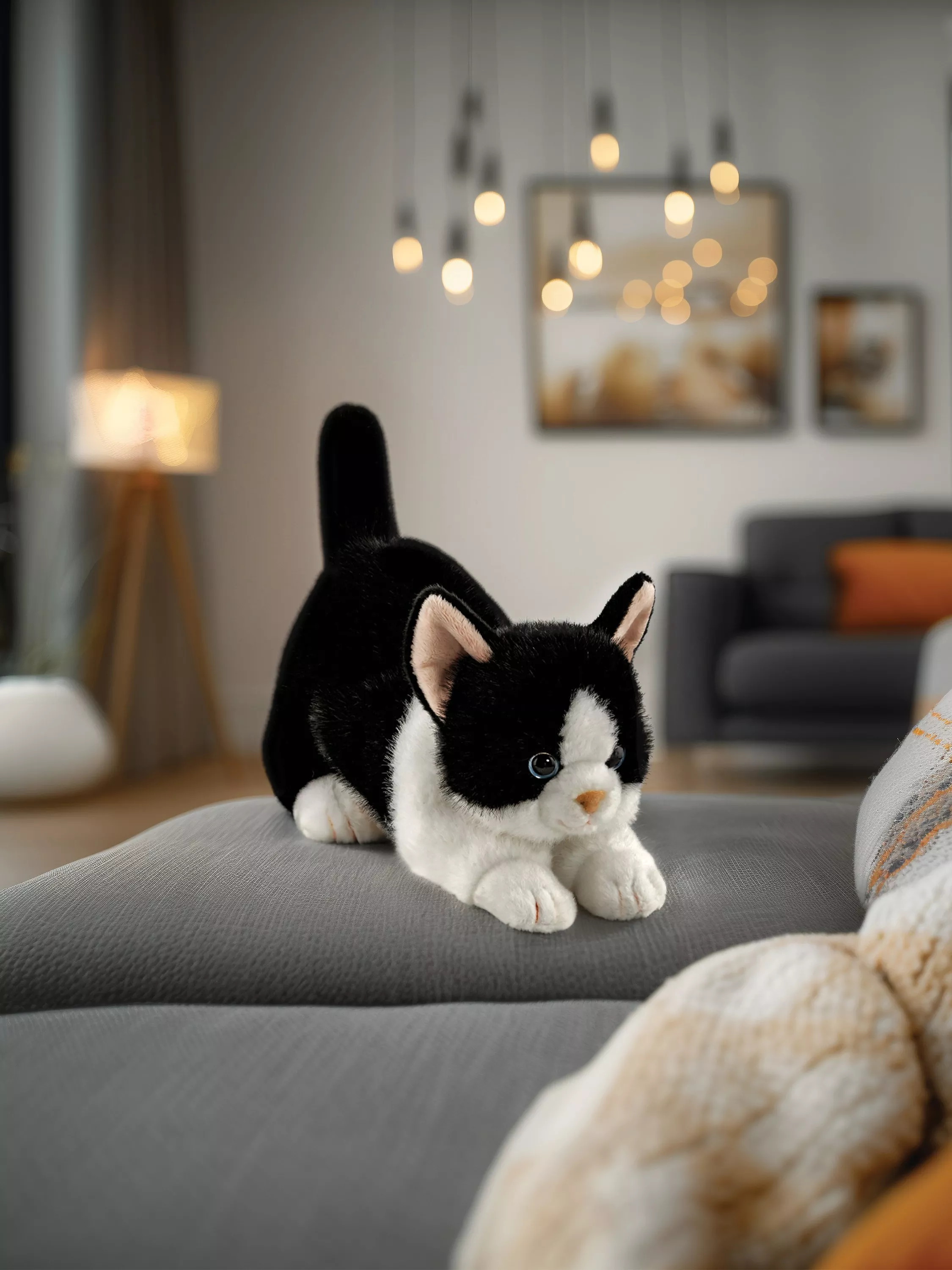 Borealis Domino Cat Plush Soft Toy