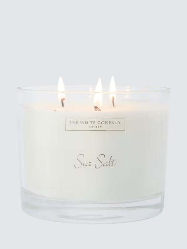 Sea Salt 3 Wick Scented Candle, 770g
