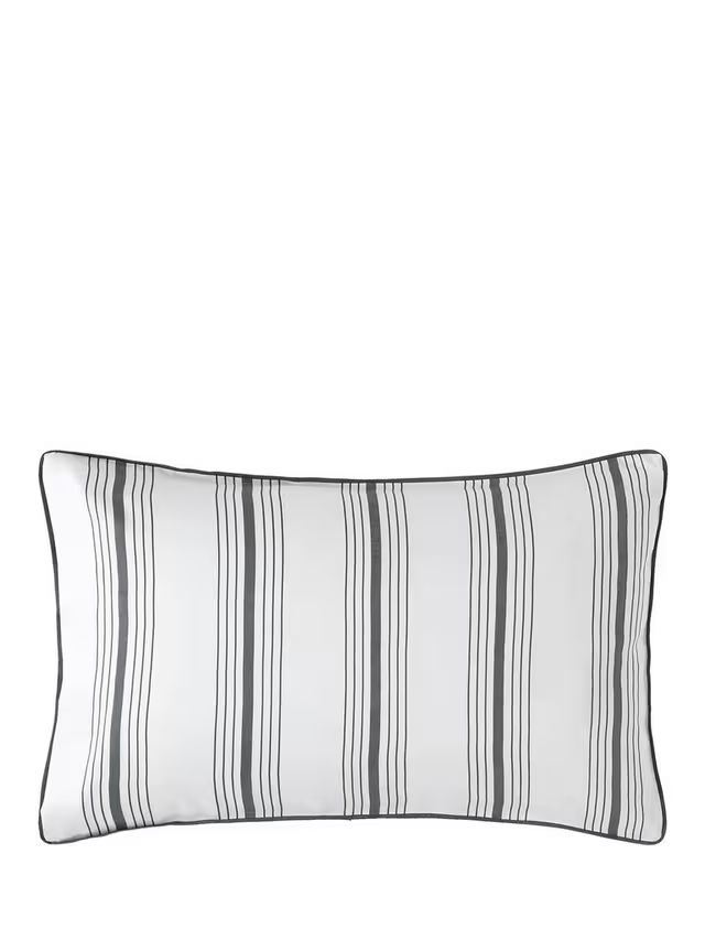 Tuileries Reversible 200 Thread Count Duvet Cover Set, Charcoal