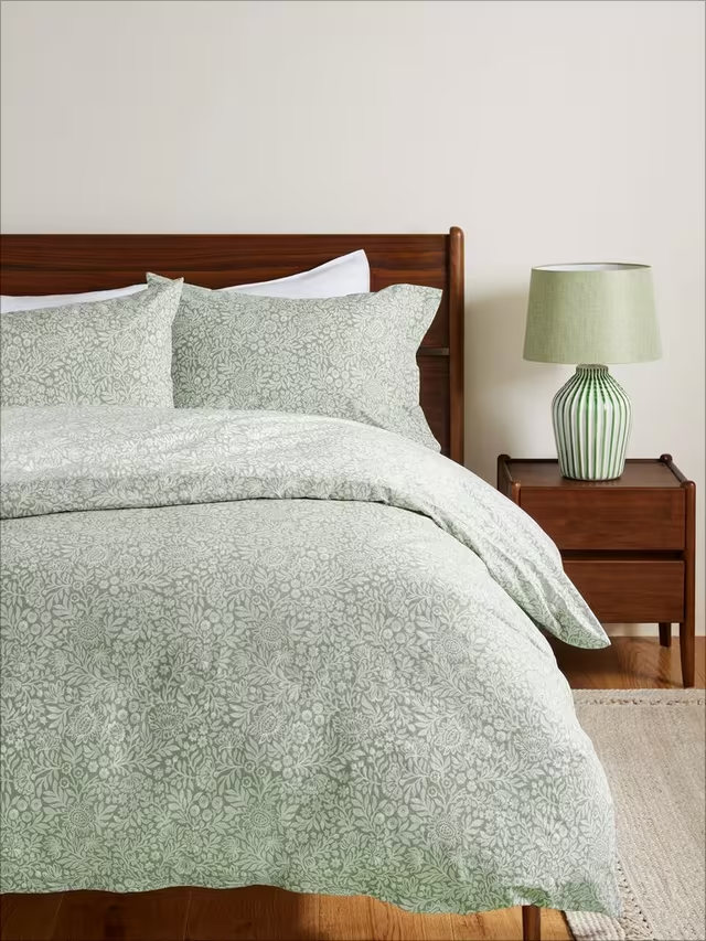 Hidcote Duvet Cover Set, Myrtle Green