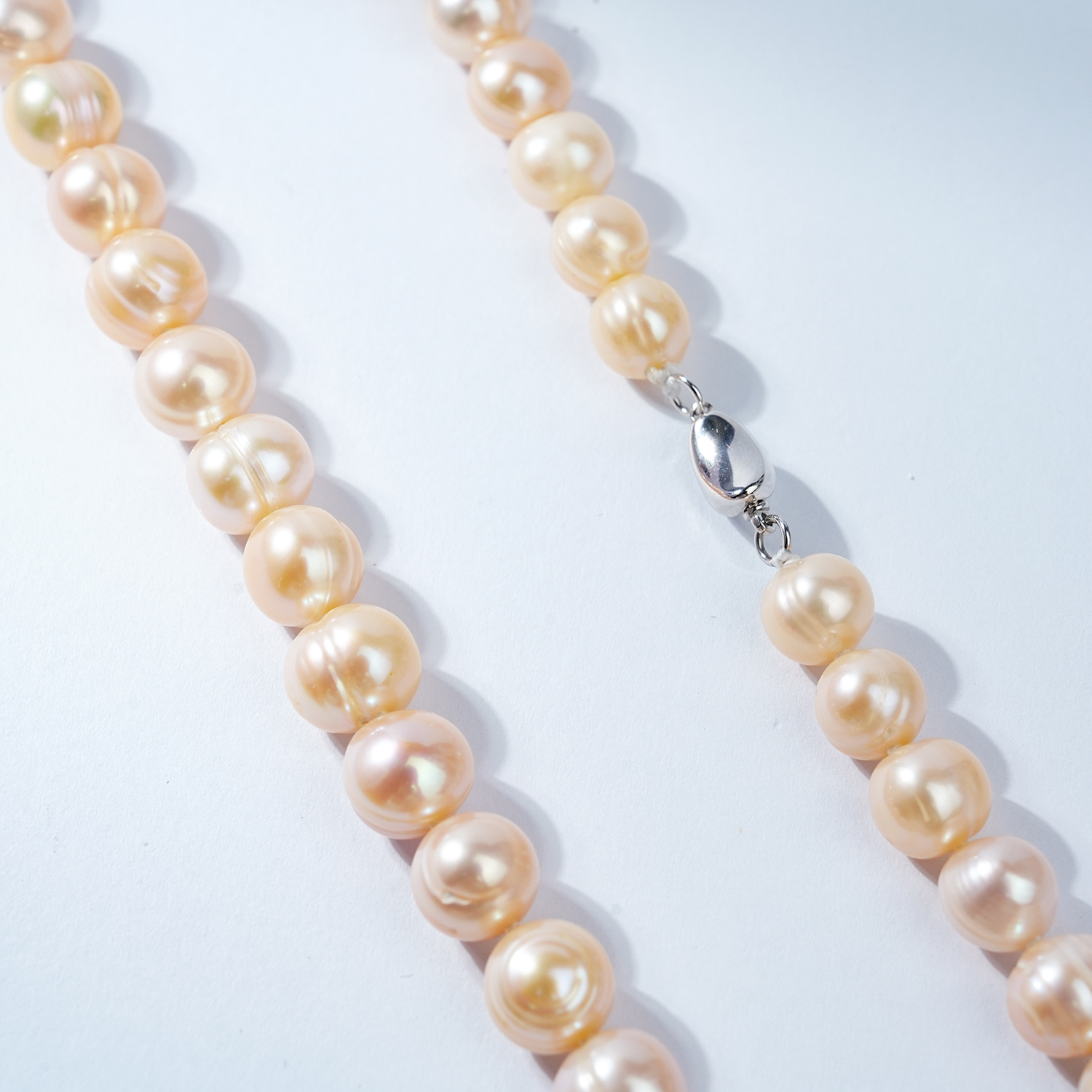 LTK1065-50-H 9-10mm Pearl Necklace fresh water pearls for birthday/anniversary/holiday /retirement/ graduation presents