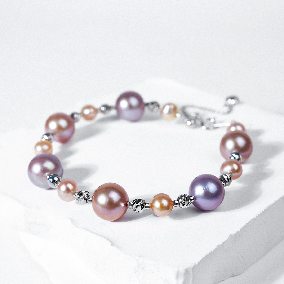 NYTK720-18 6-11mm Pearl Bracelet fresh water pearl