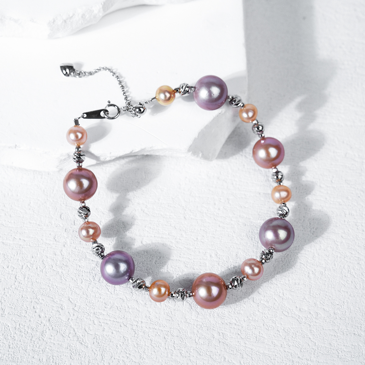 NYTK720-18 6-11mm Pearl Bracelet fresh water pearl