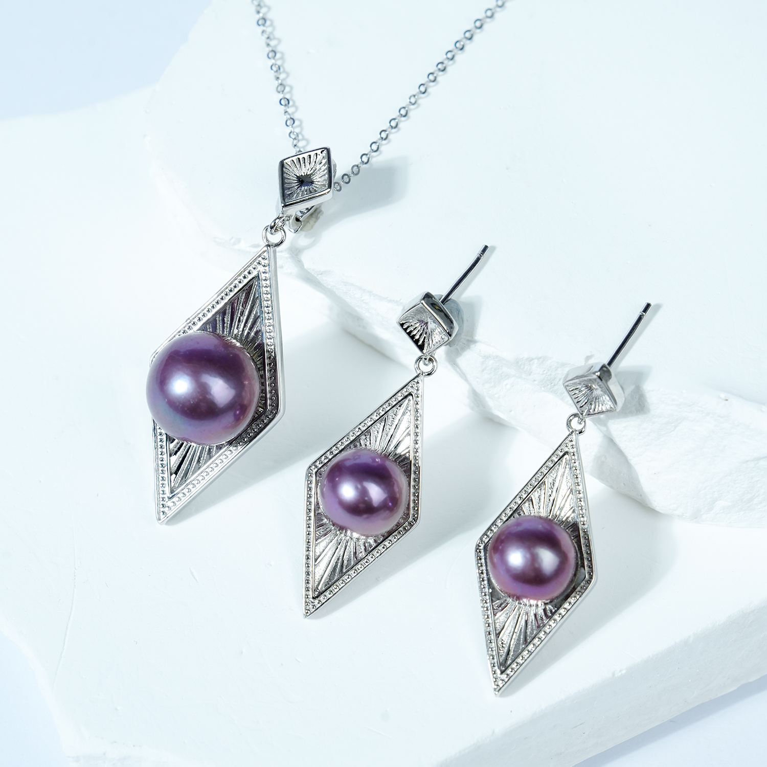 NYTK1001-Z 9-14mm Pearl Sets Fresh water pearl