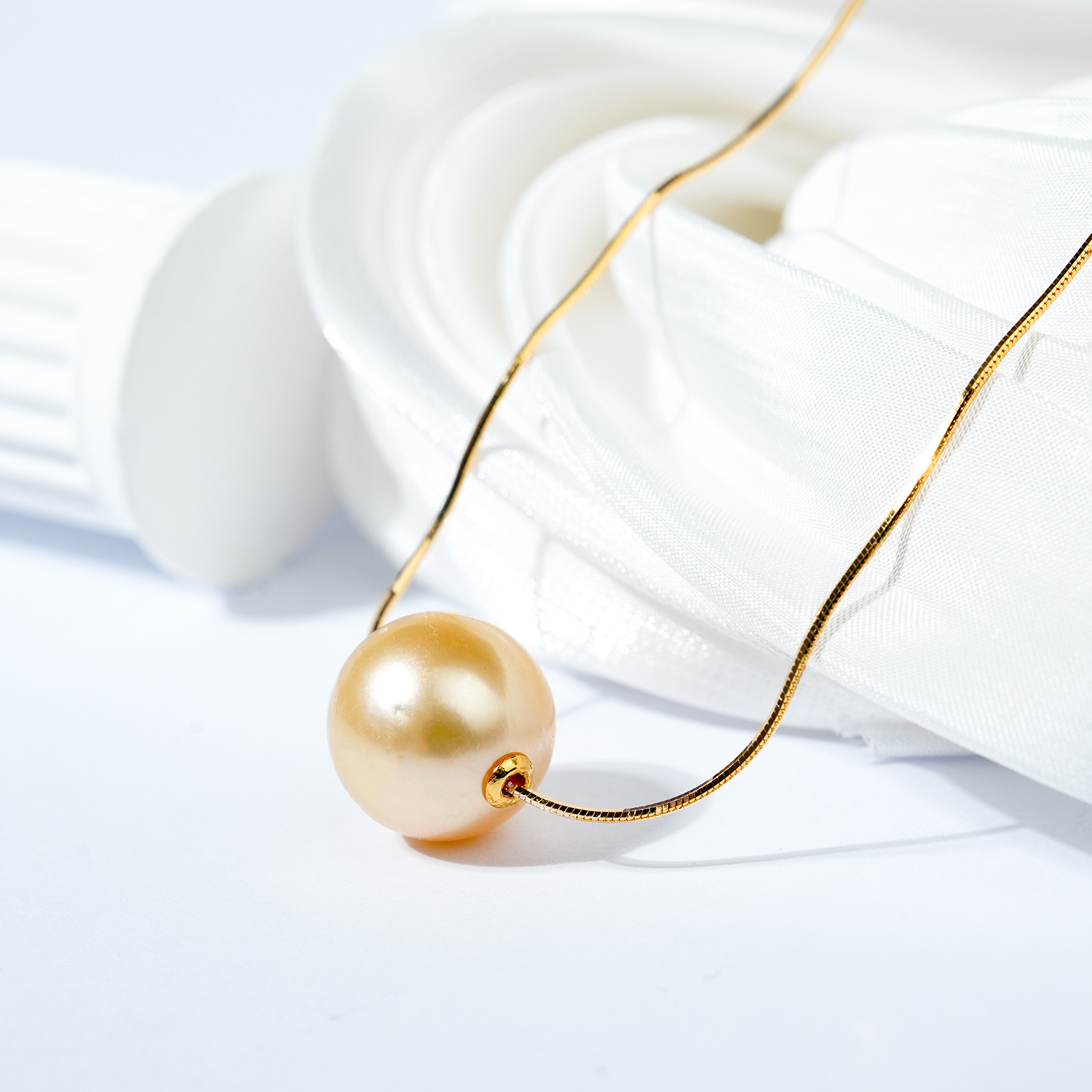 LYTK1041（13-14mm）gold color salt water pearl Pendant for birthday/anniversary/holiday/promotion/retirement/ graduation presents