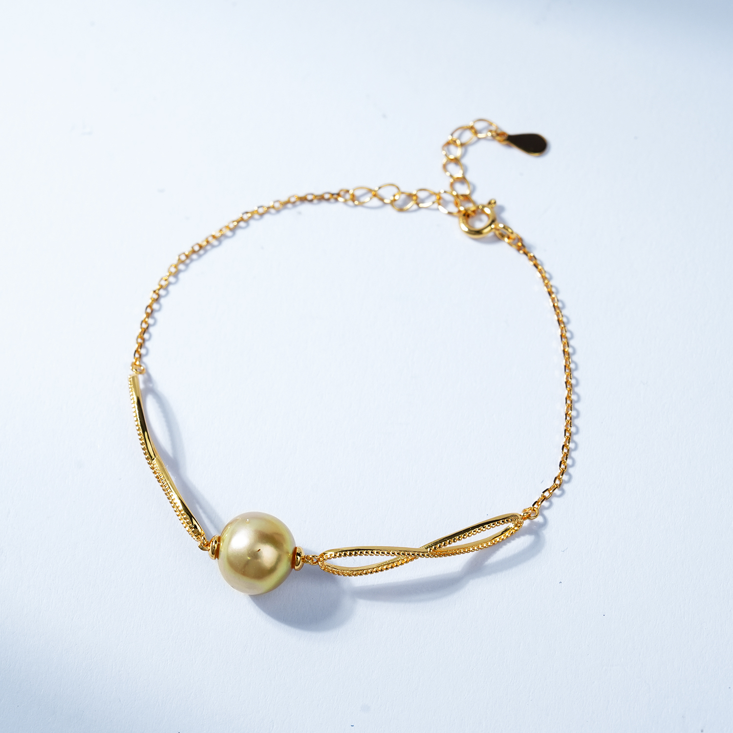  NYTK1055 9-10mm Pearl Bracelet Salt water pearl