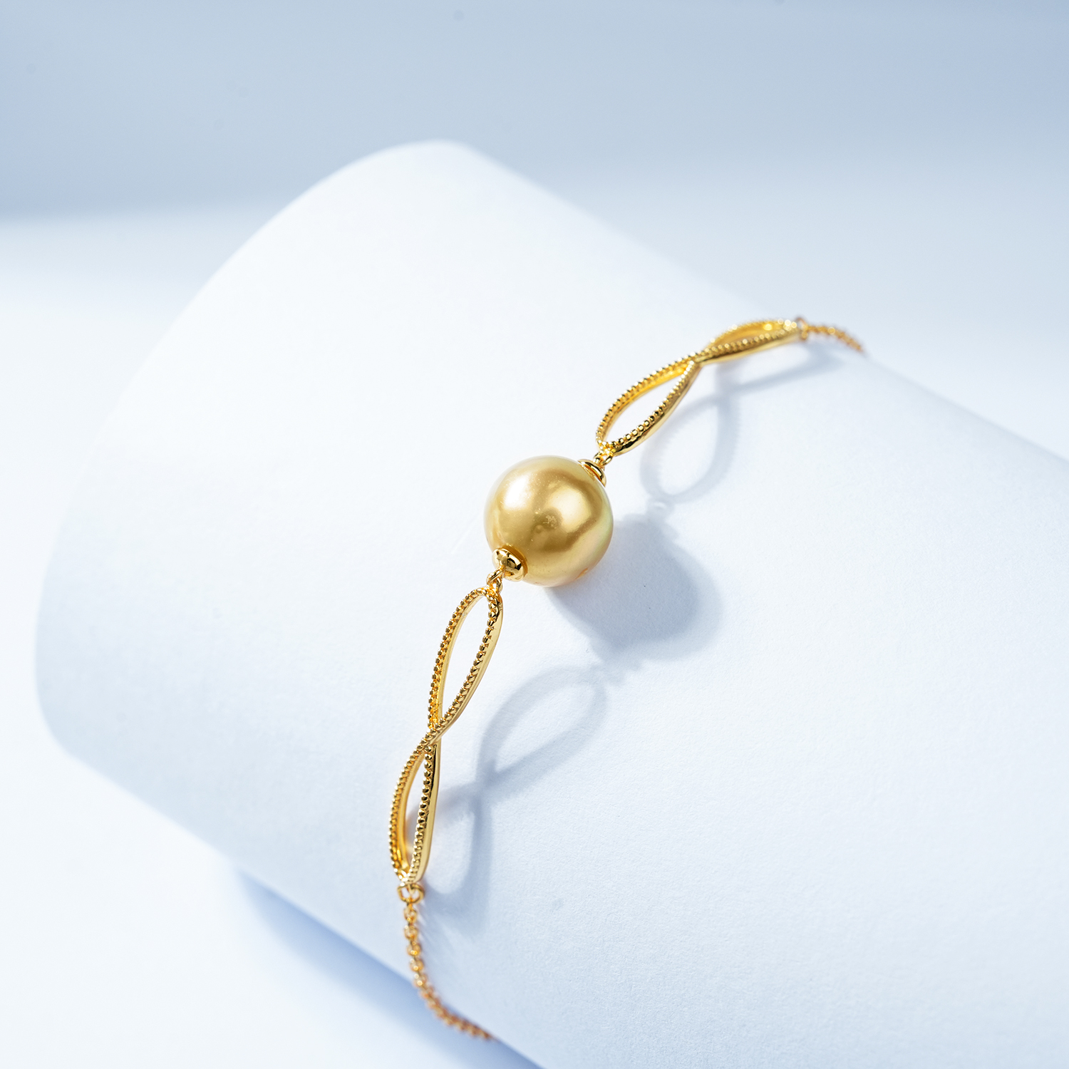  NYTK1055 9-10mm Pearl Bracelet Salt water pearl