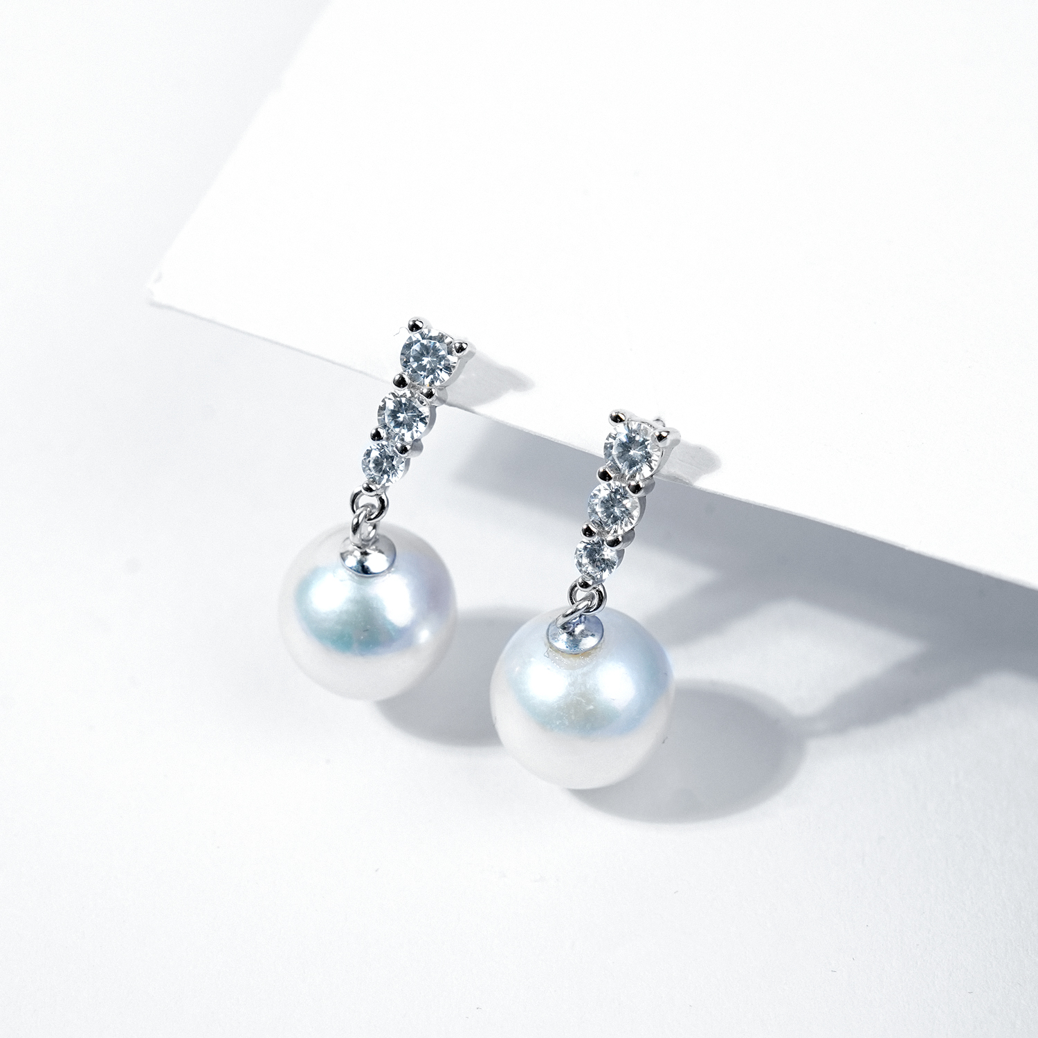 LYTK1109 9-10mm fresh water pearl earring