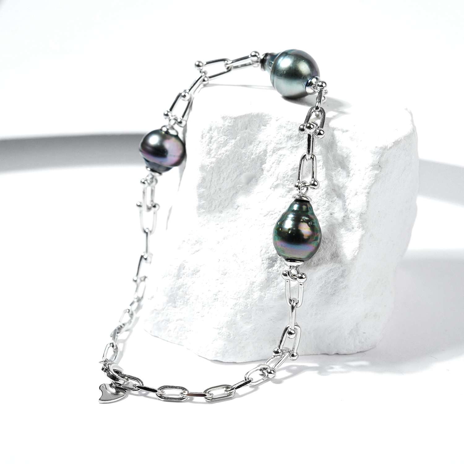 NYTK1107 8-10mm salt water pearl bracelet 