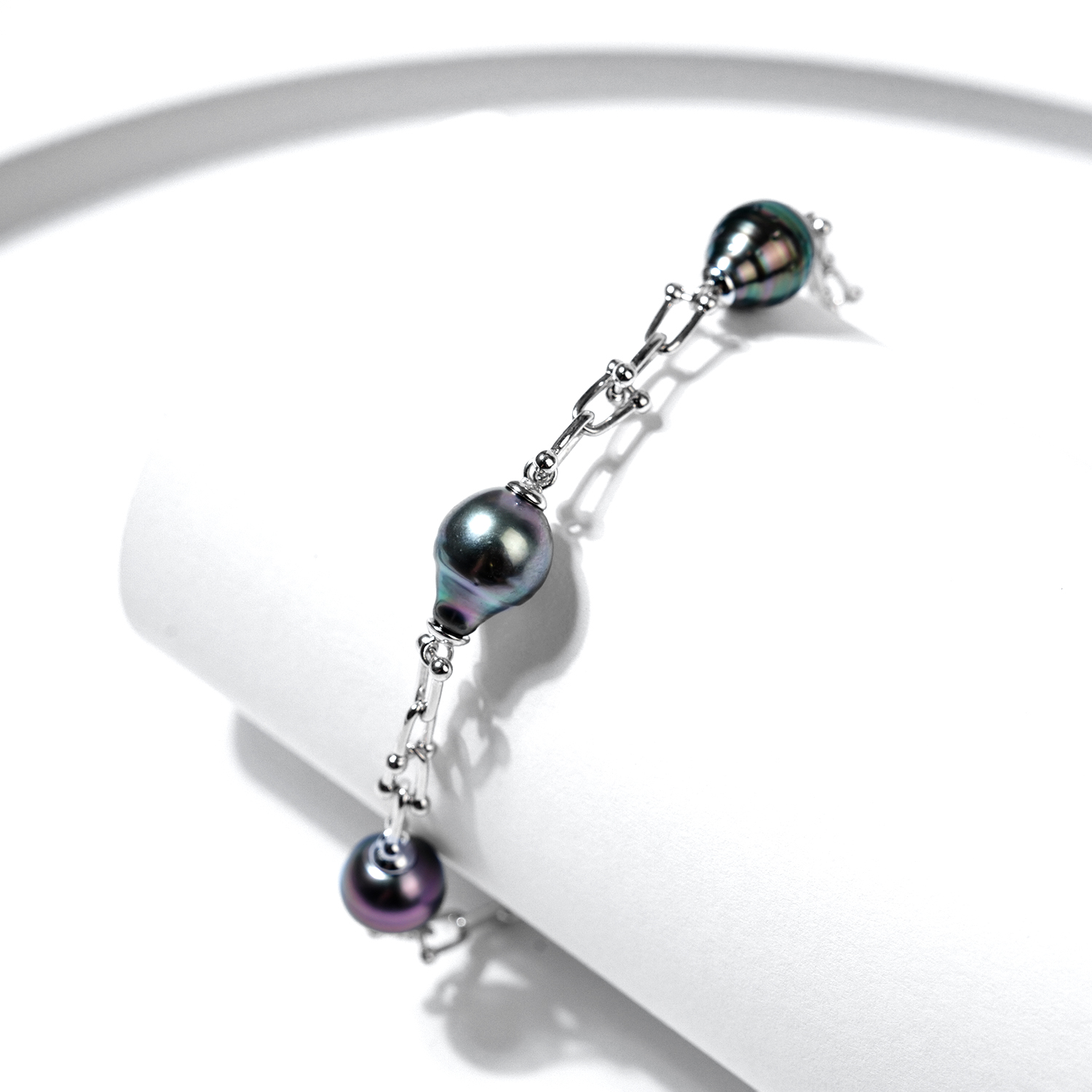 NYTK1107 8-10mm salt water pearl bracelet 