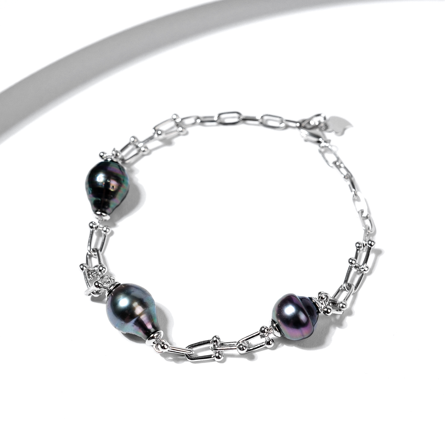 NYTK1107 8-10mm salt water pearl bracelet 