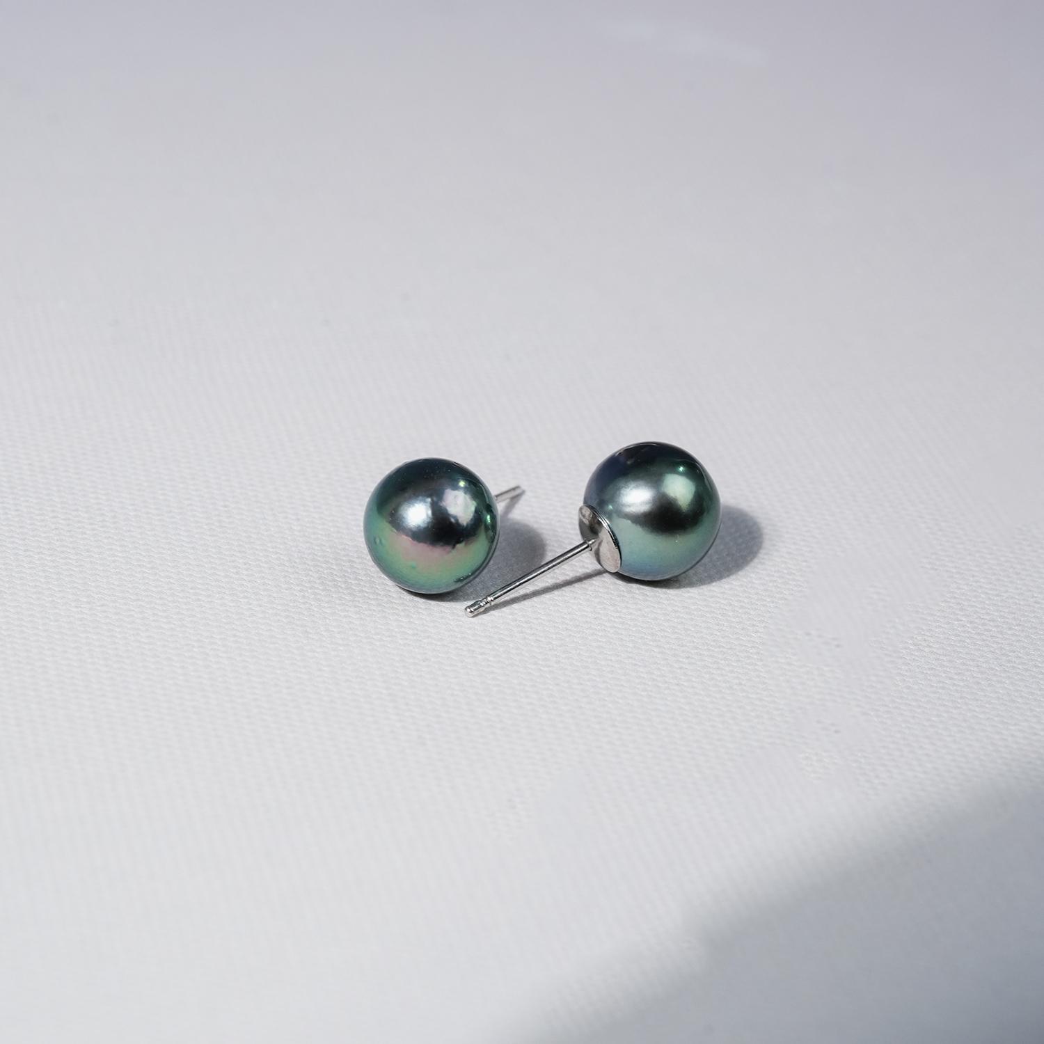  TK224 9-10mm Pearl Earrings Salt water pearls