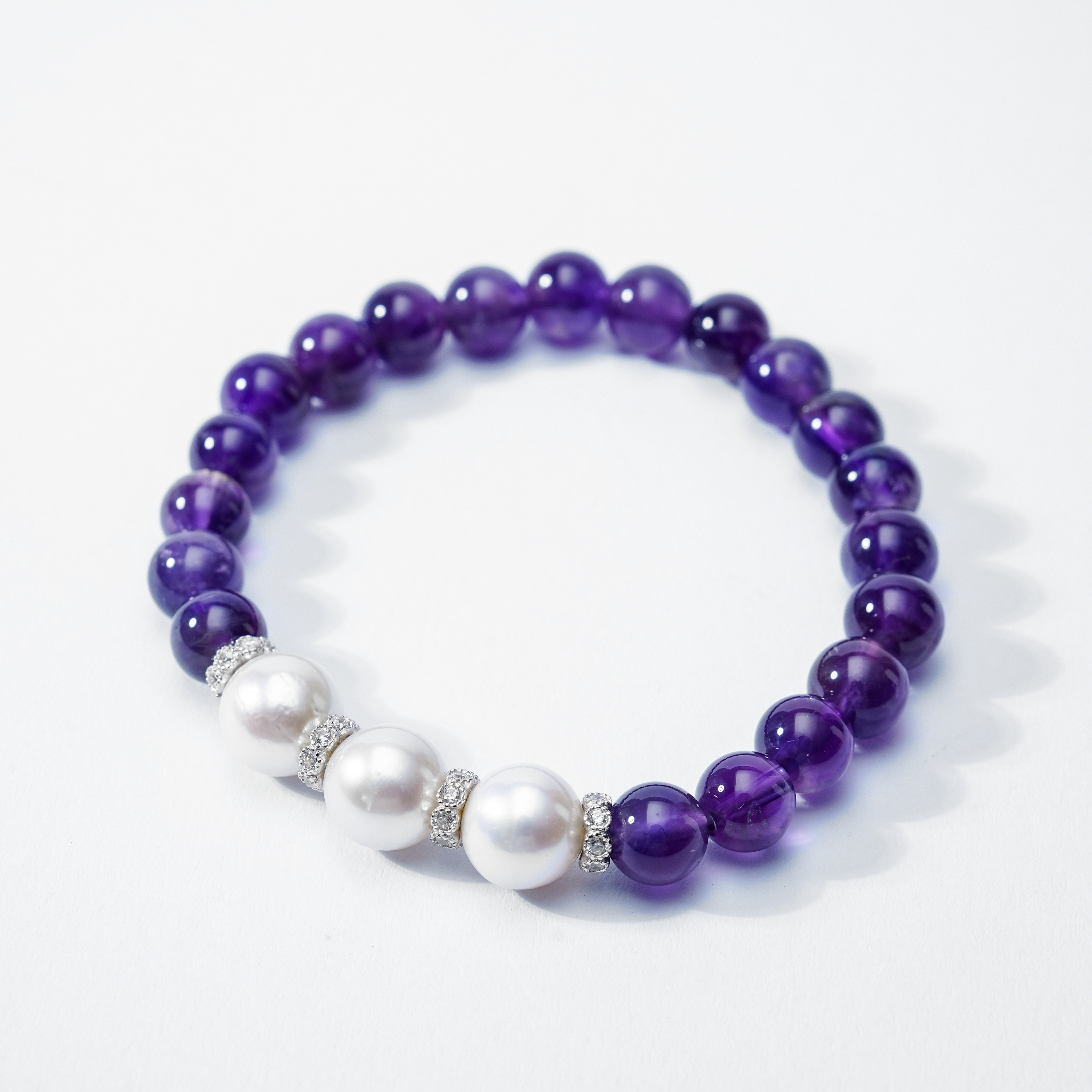 SYC001 9-10mm Nature Fresh Water Pearl  Bracelet