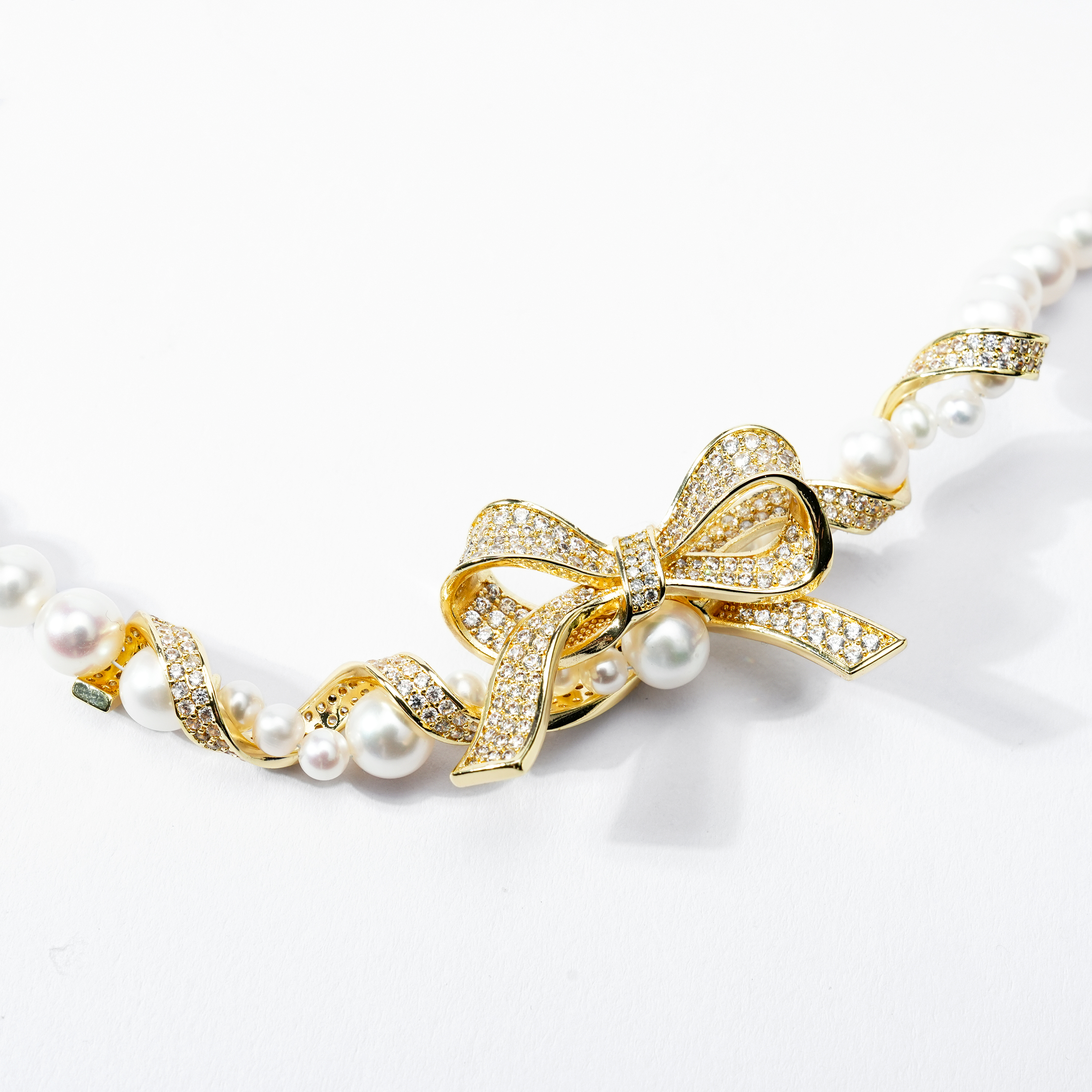 SA008 5-9mm Nature Fresh Water Pearl Necklace