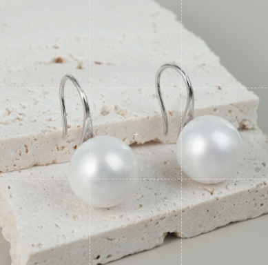 SYTK703 11-12mm Fresh Water Pearl Earrings