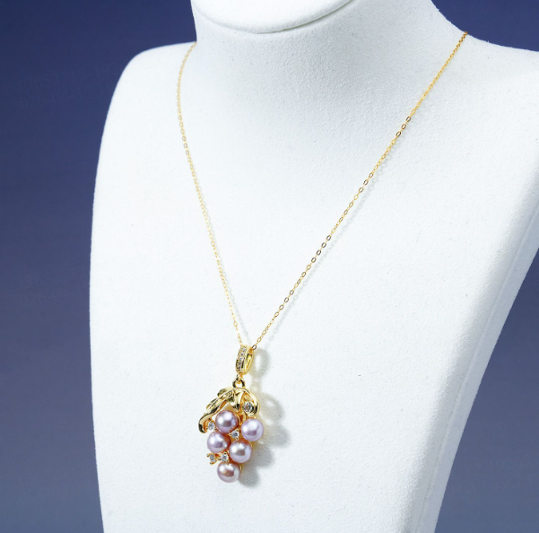 B016 6-7mm  Nature Fresh Water Pearl Pendant