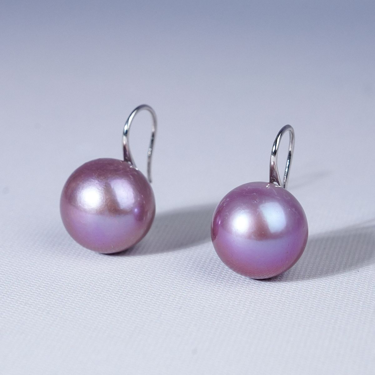 YE196 14-15mm Natural Fresh Water Pearl Earrings