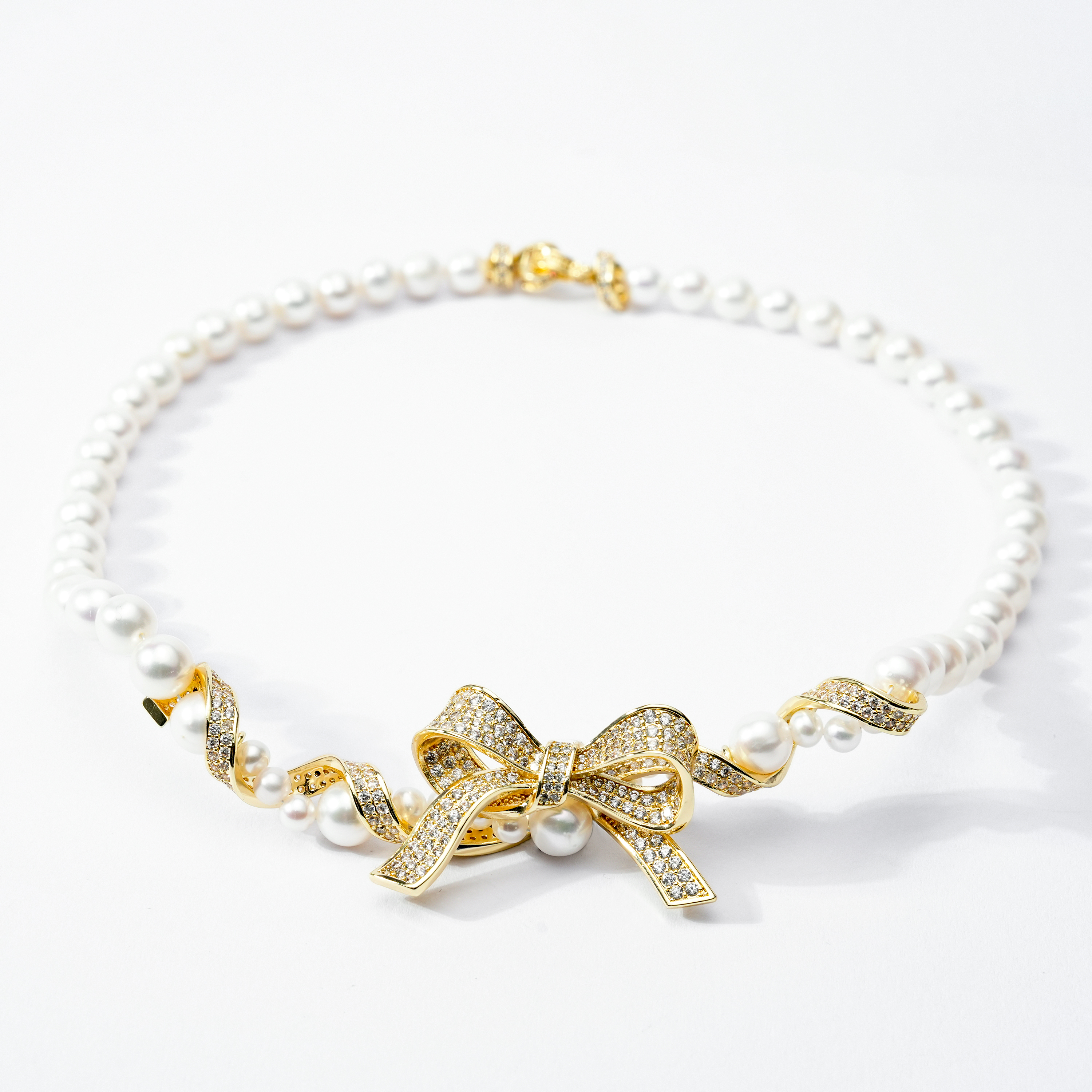 SA008 5-9mm Nature Fresh Water Pearl Necklace