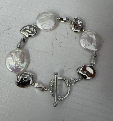 SP061 16-17mm Nature Fresh Water Pearl Bracelet