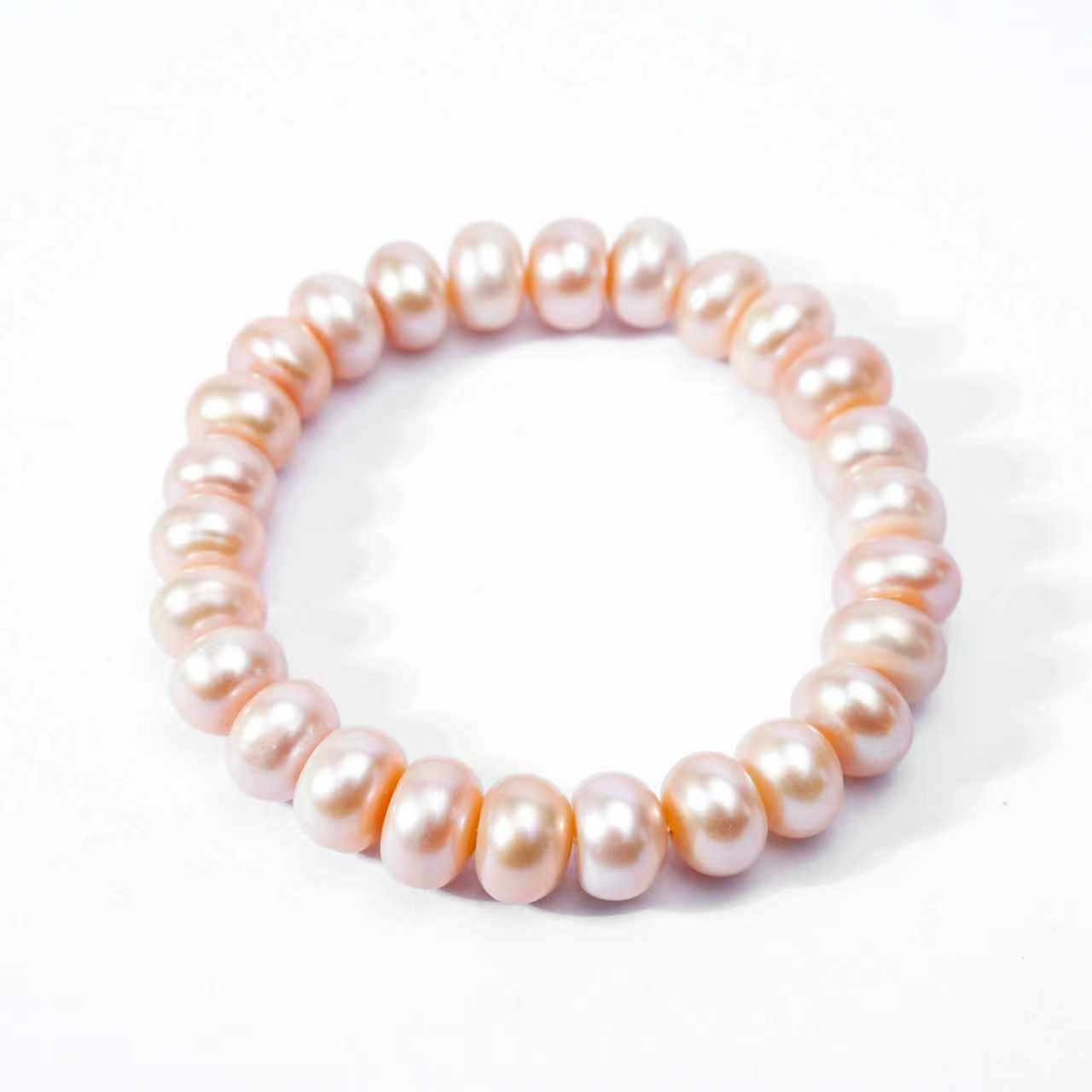 SC022-18 10-11mm  Nature Fresh Water Pearl bracelet