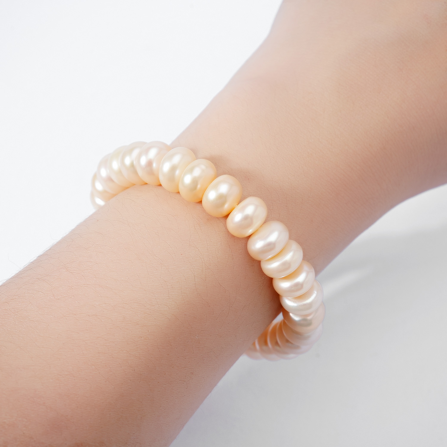 SC023-18 10-11mm  Nature Fresh Water Pearl bracelet
