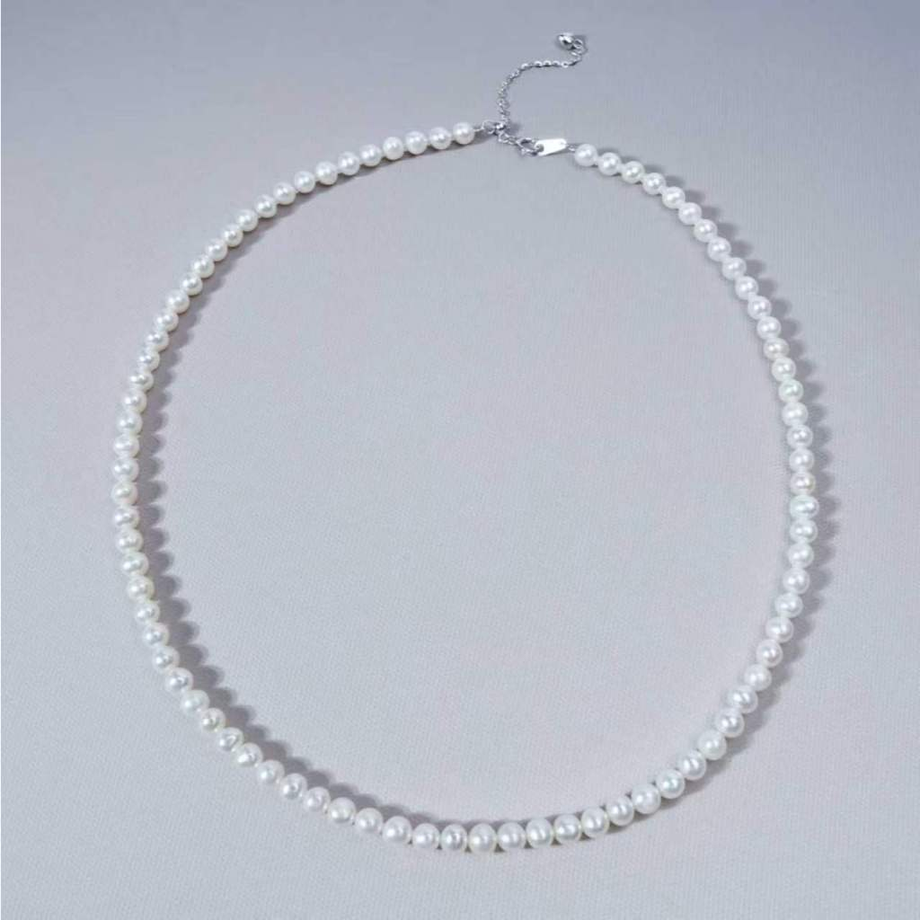 邱總專屬4-5mm Natural Fresh Water Pearl Necklace（01）