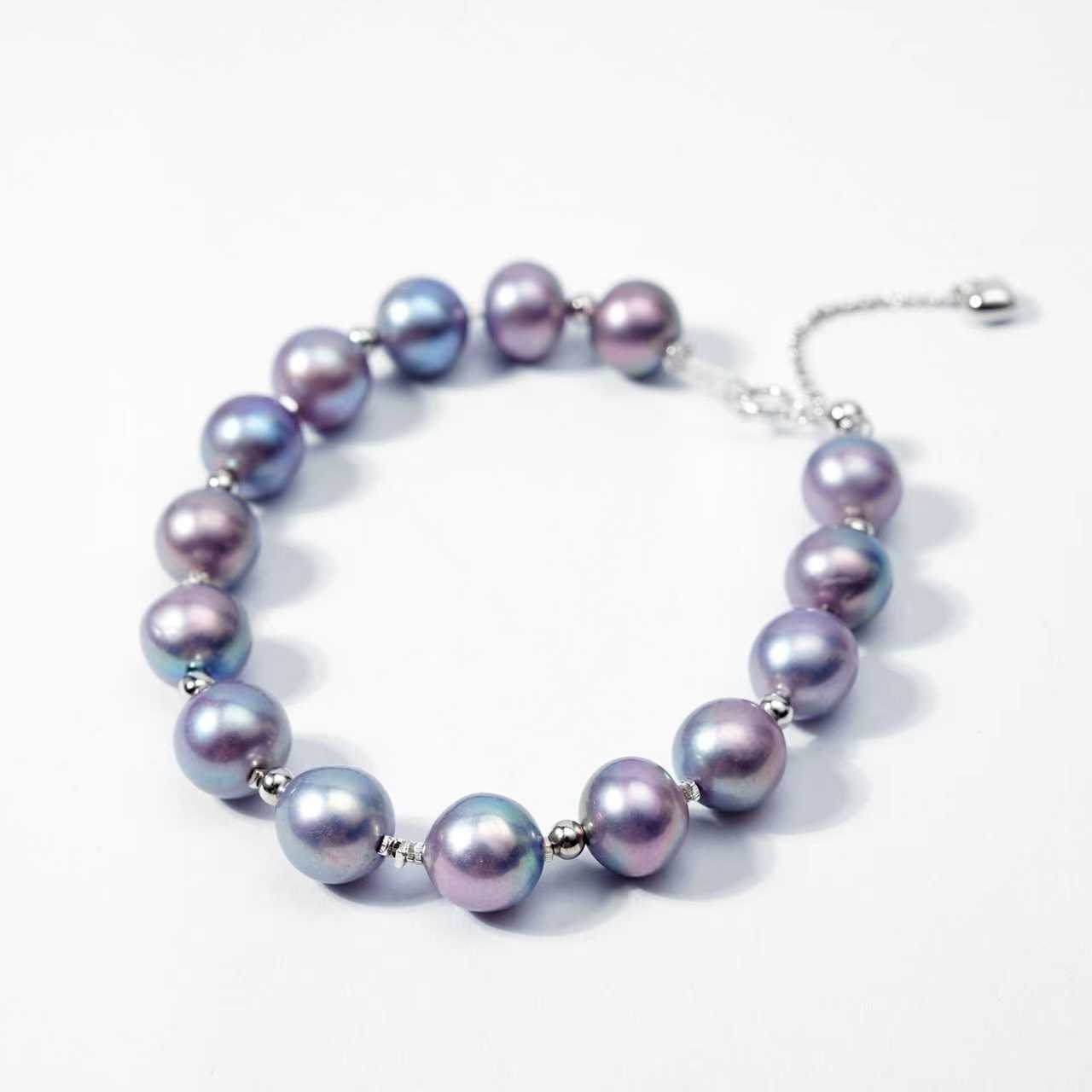 SYTK1118-18 9-10mm  Nature Fresh Water Pearl bracelet