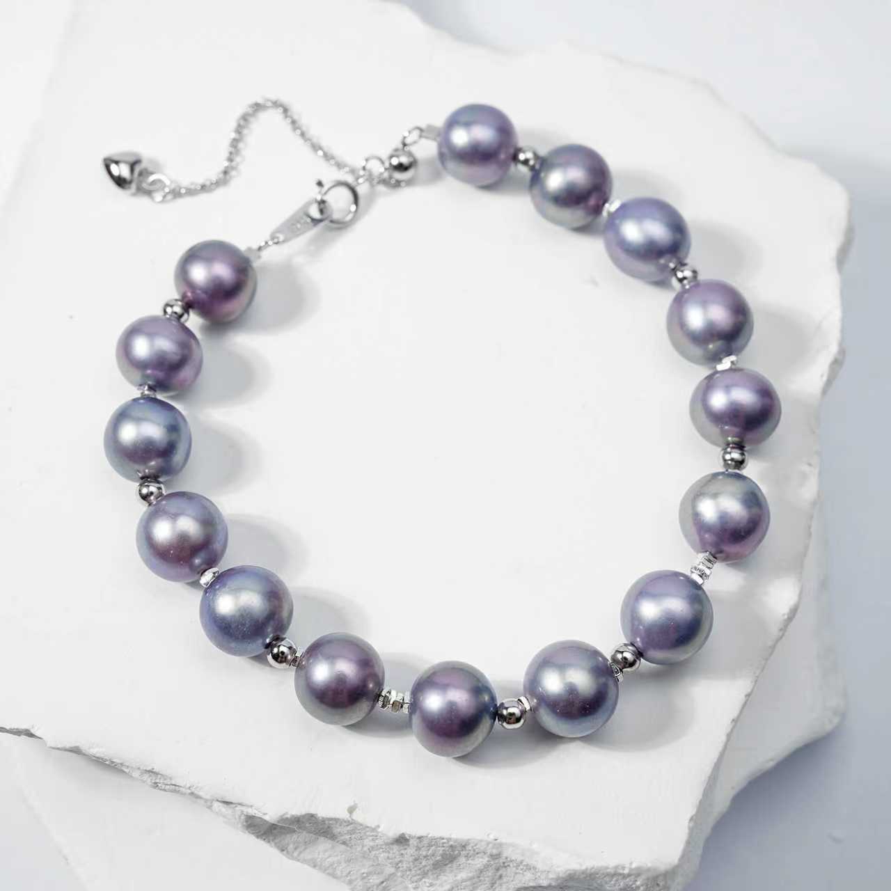 SYTK1118-18 9-10mm  Nature Fresh Water Pearl bracelet