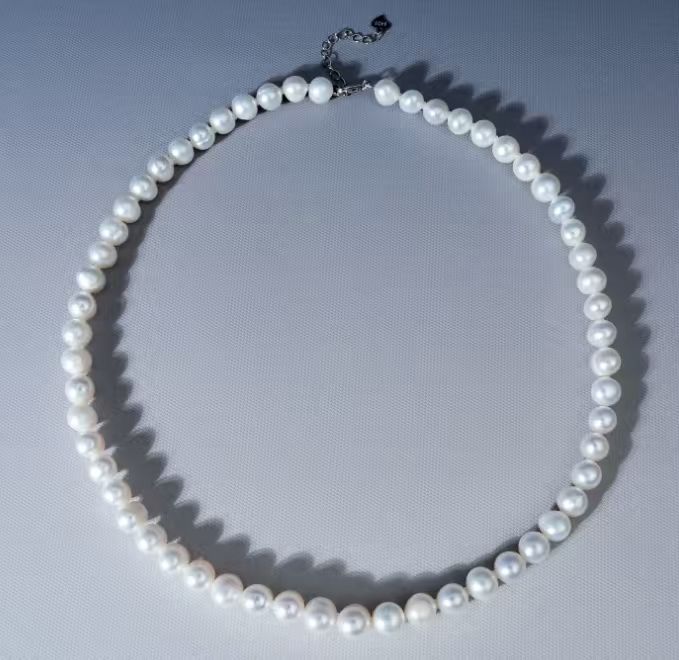 A727 8-9mm Pearl necklace fresh water pearl