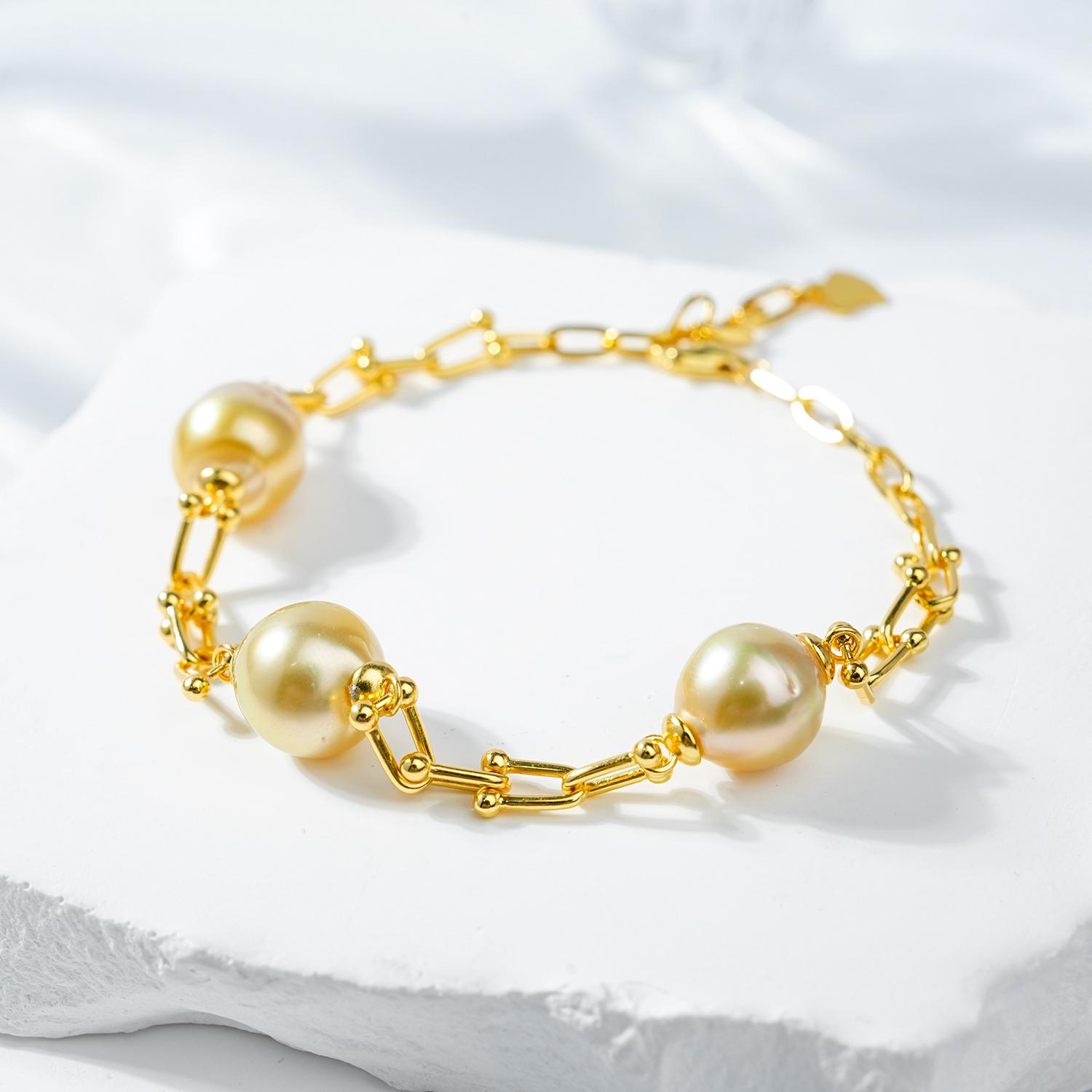 LYTK1070（11-12mm）Salt water  pearl bracelet for birthday/anniversary/holiday/promotion/retirement/ graduation presents