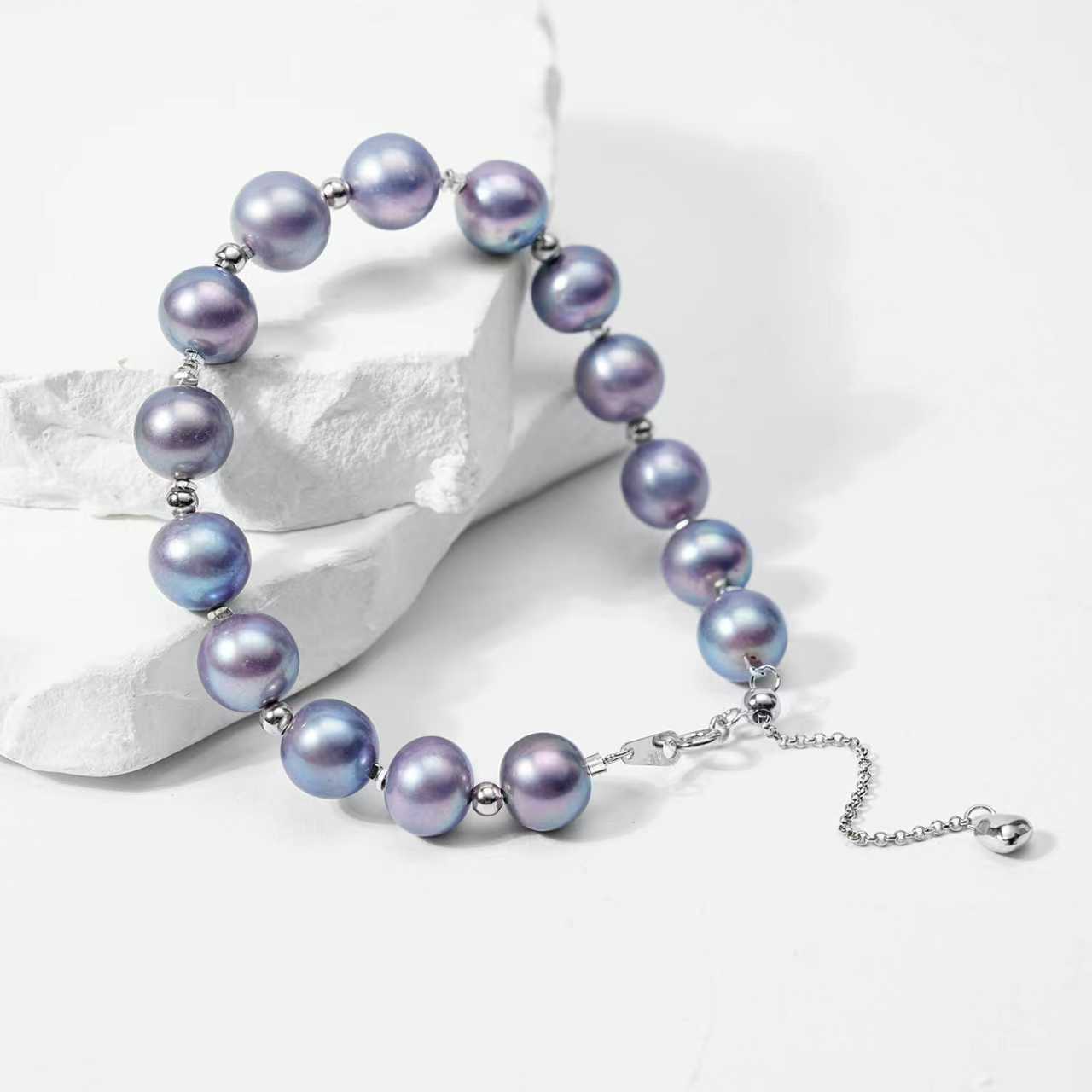 SYTK1118-18 9-10mm  Nature Fresh Water Pearl bracelet