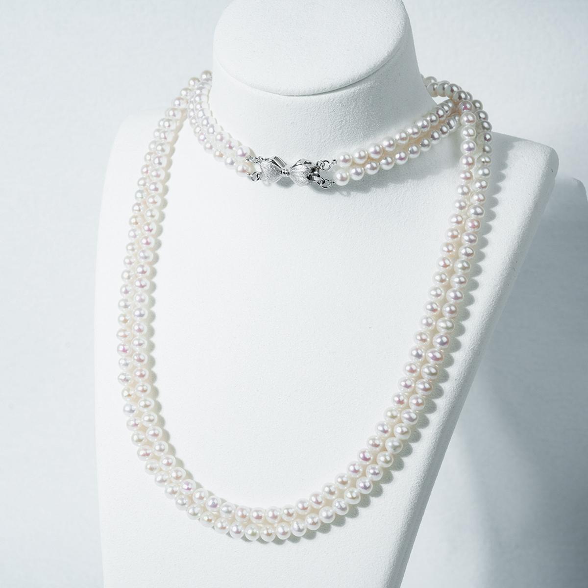 NYTK386 5-6mm Pearl Sets fresh water pearl