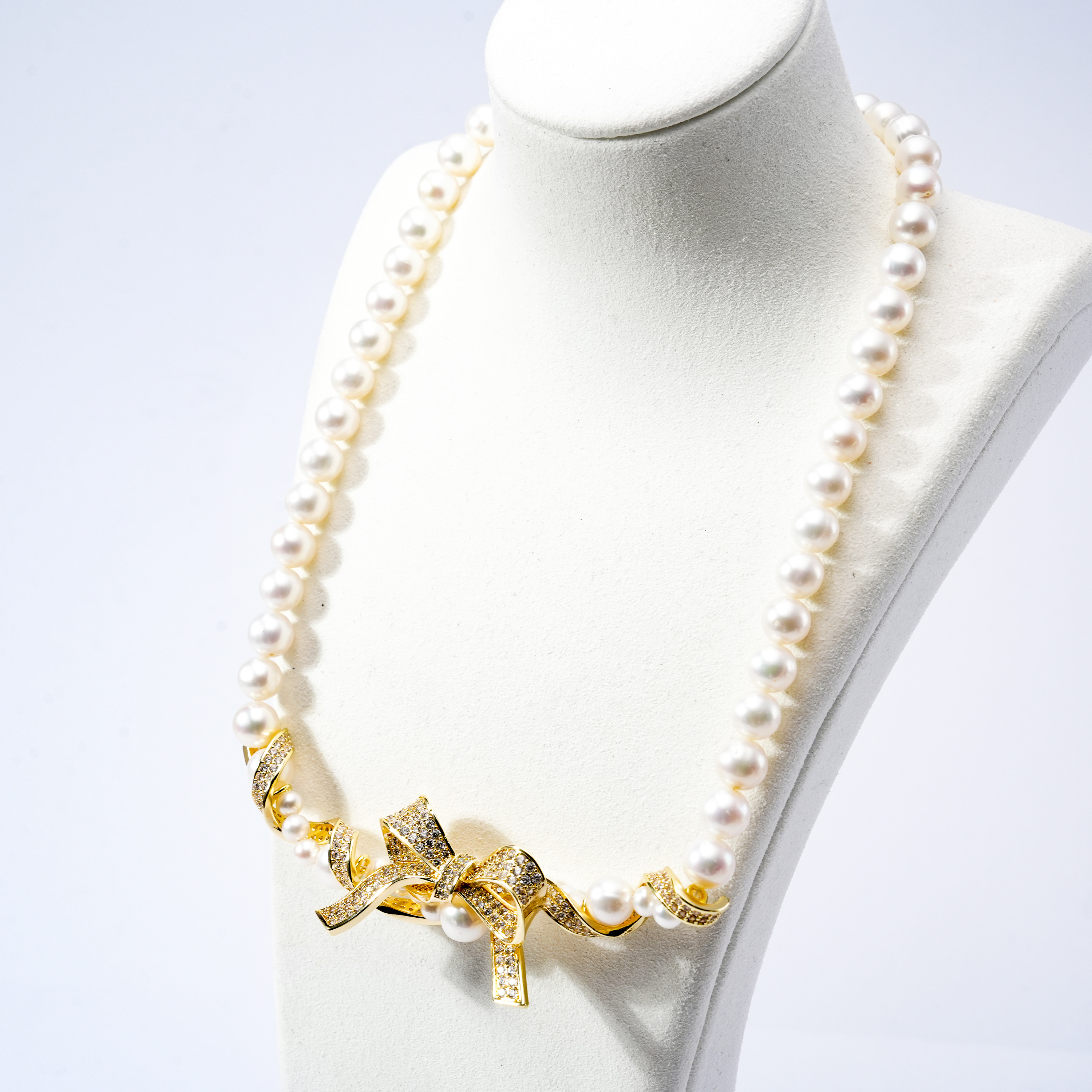 SA008 5-9mm Nature Fresh Water Pearl Necklace