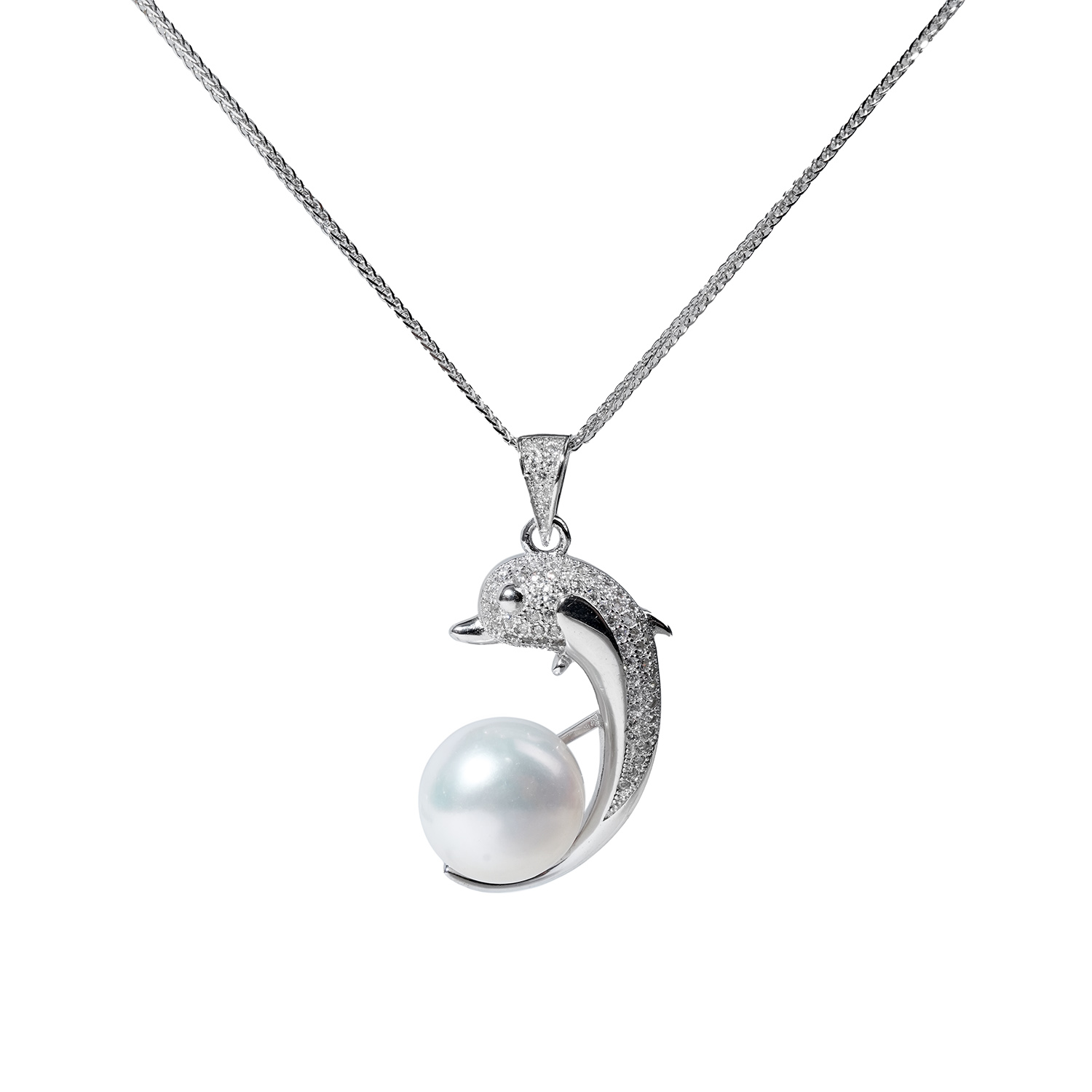 B11 pearl pendant necklace