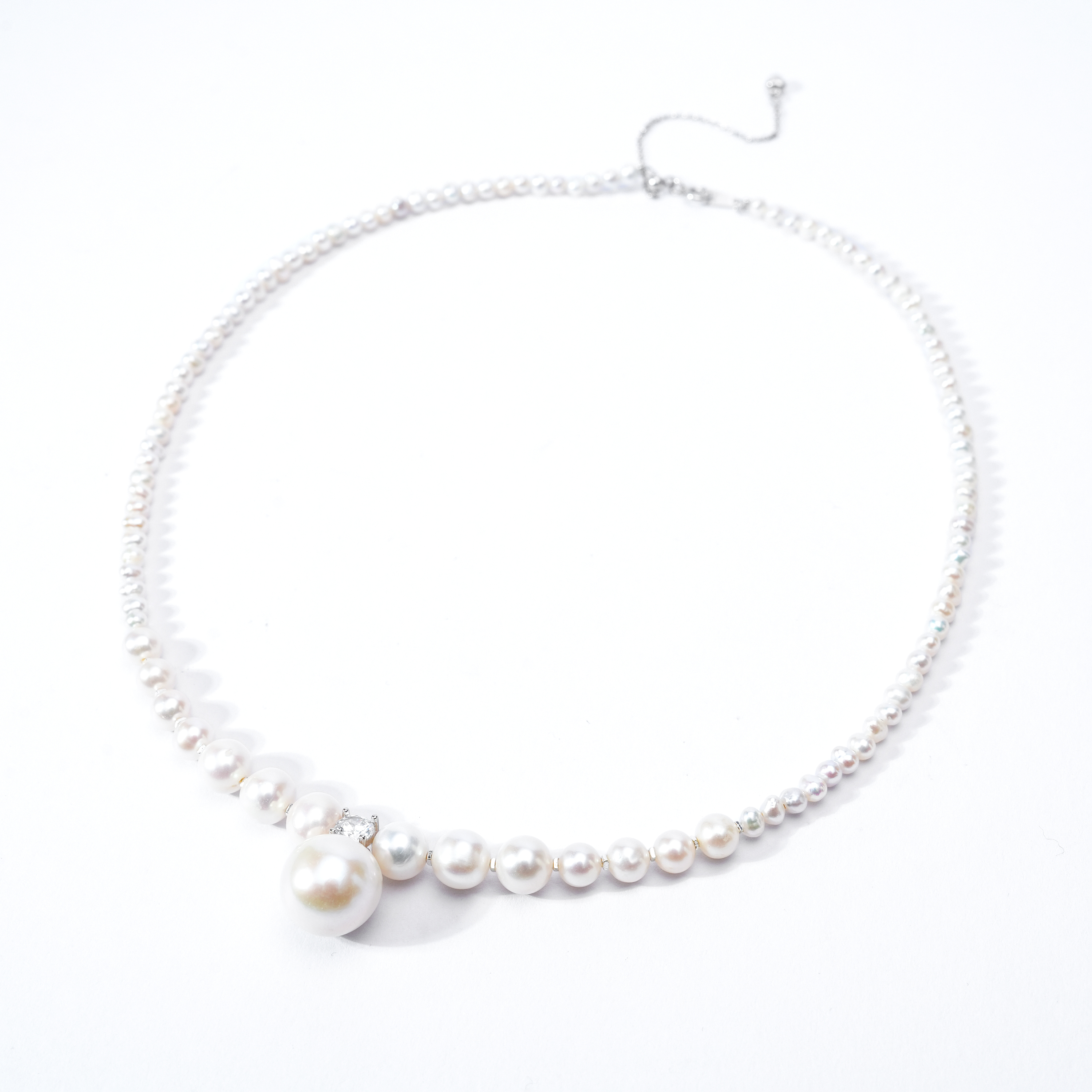 LYA050   Nature Fresh Water Pearl Necklace
