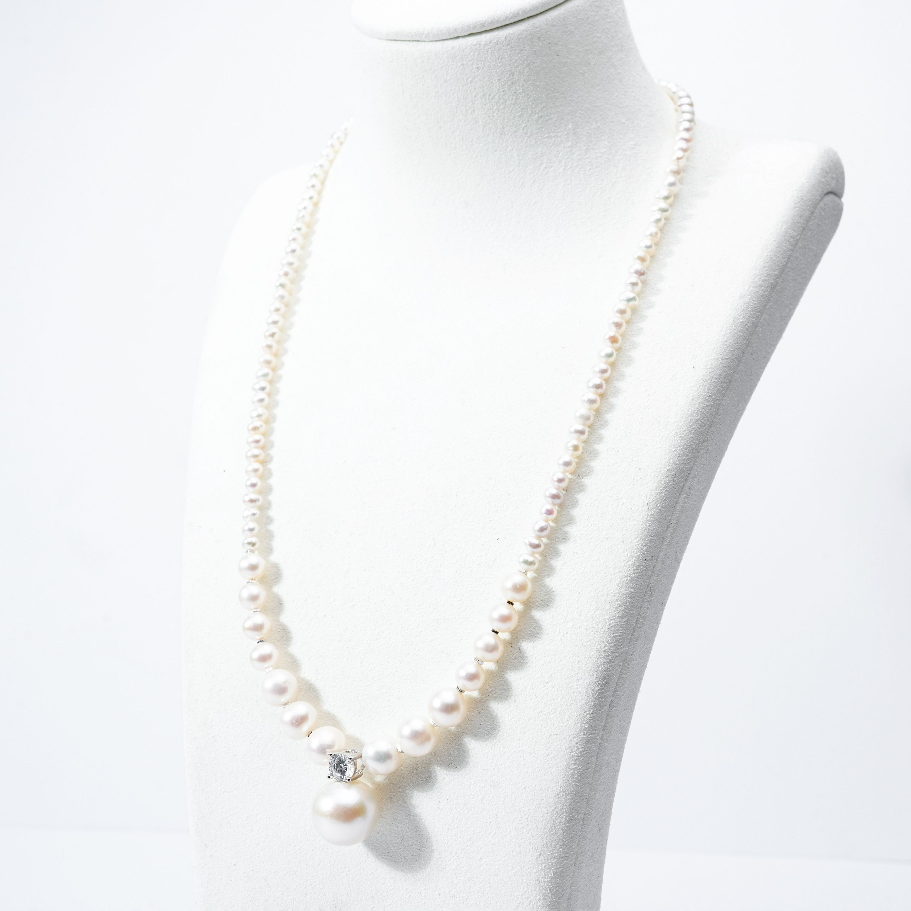 LYA050   Nature Fresh Water Pearl Necklace