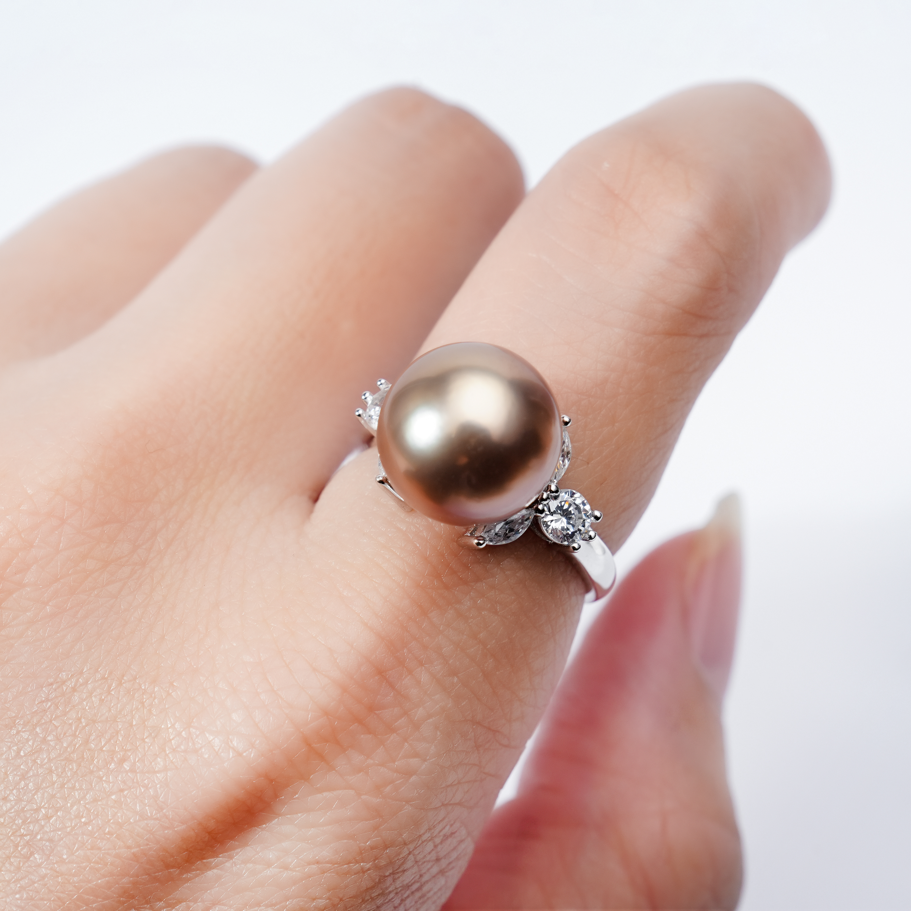 NYD003-Z  Freshwater Pearl Ring