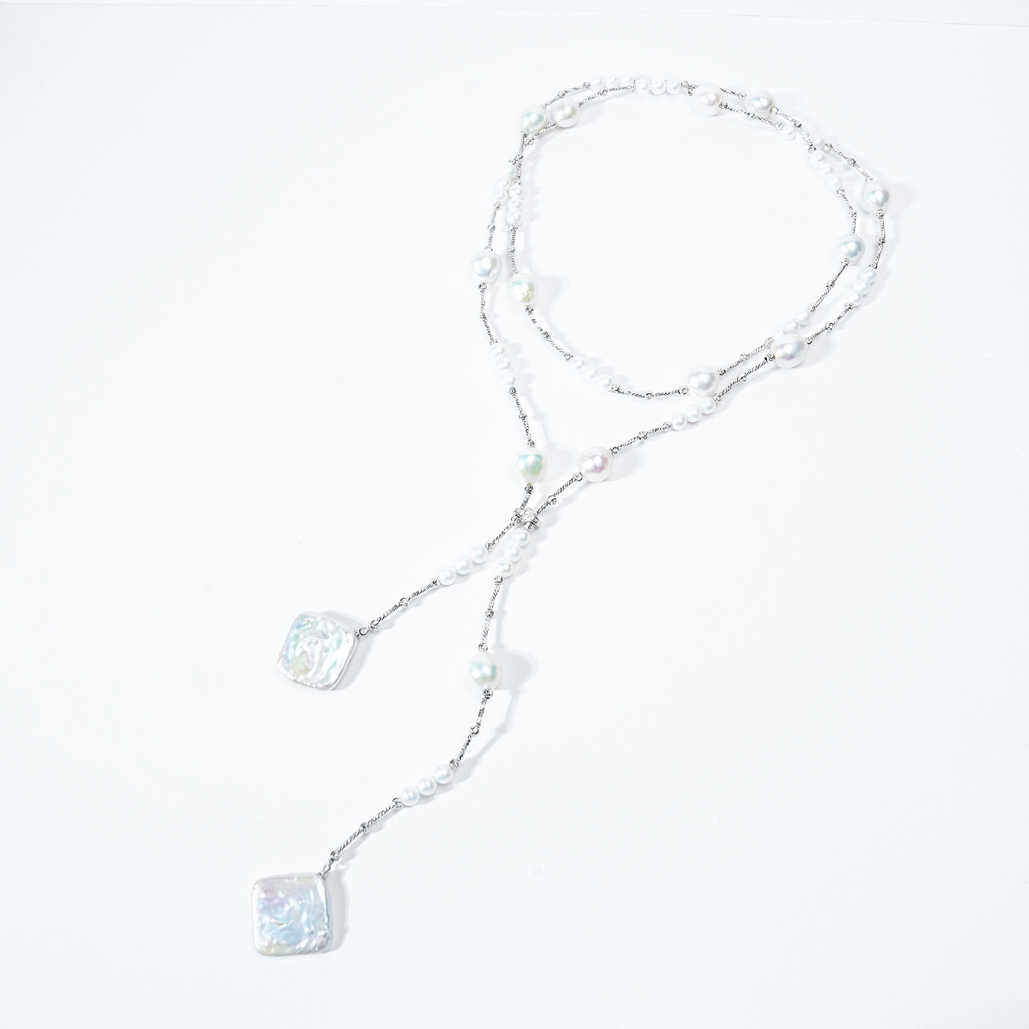 SYA099-109 Nature Fresh Water Pearl Necklace