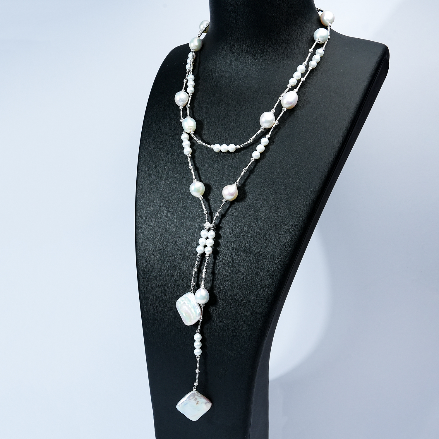 SYA099-109 Nature Fresh Water Pearl Necklace