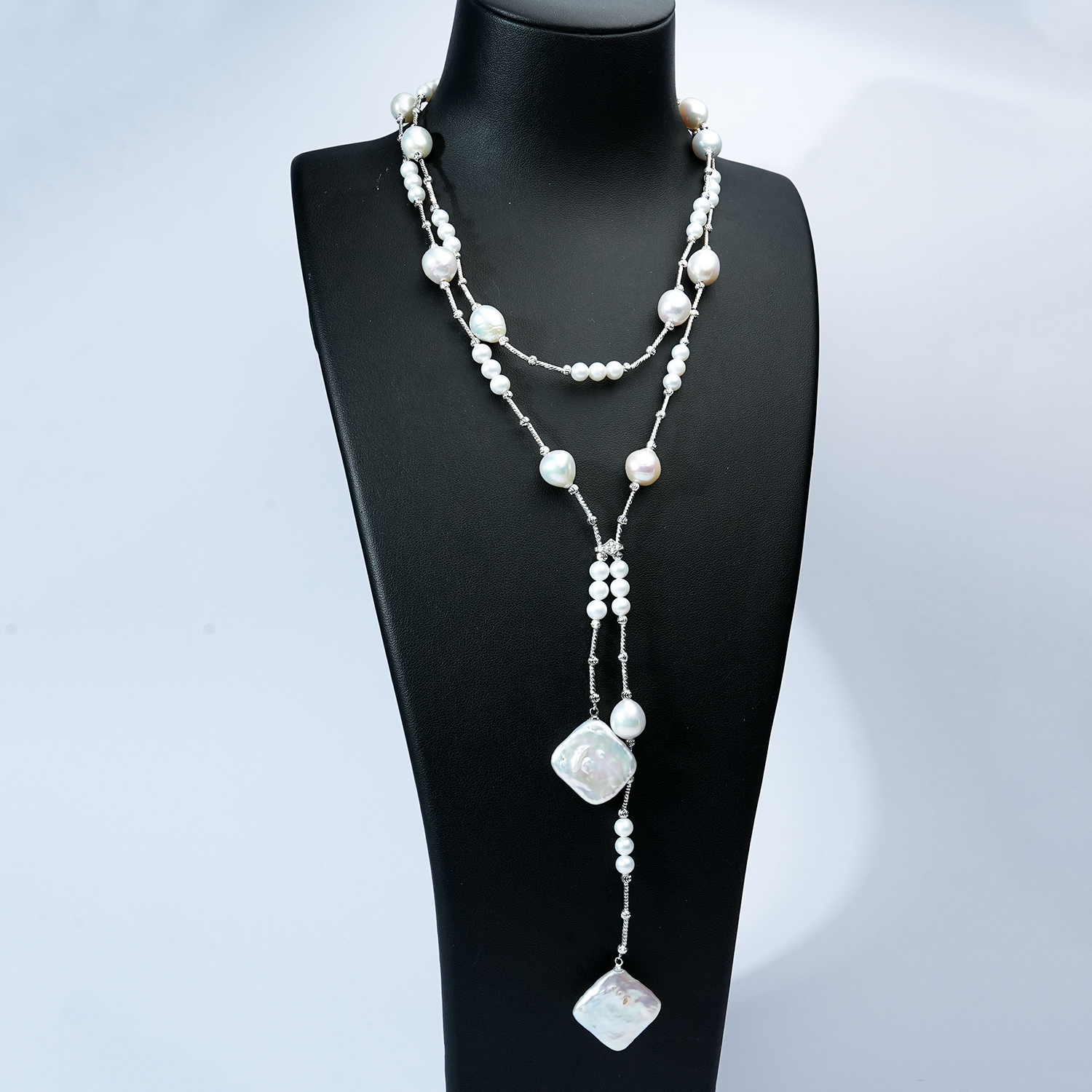 SYA099-109 Nature Fresh Water Pearl Necklace