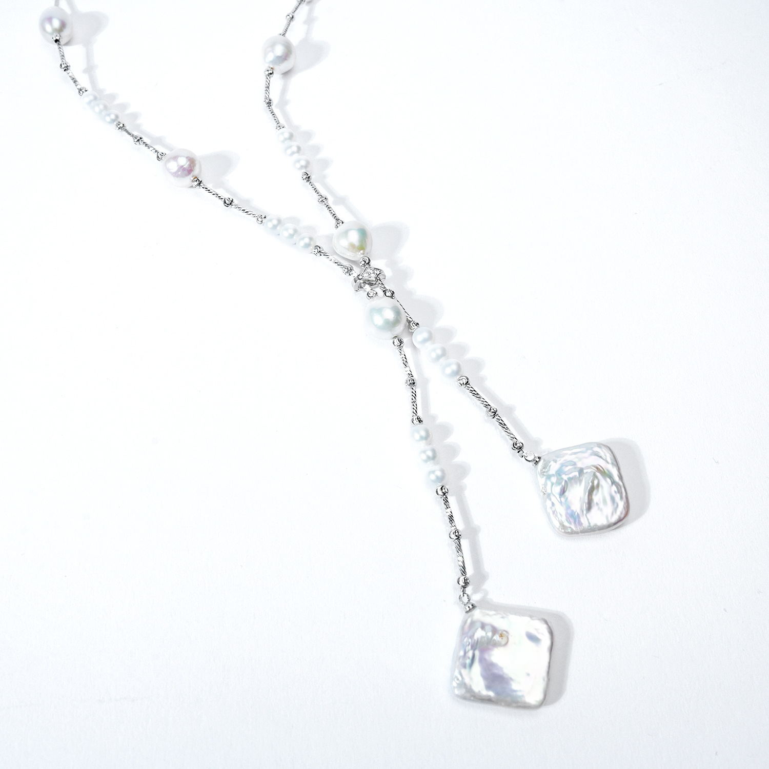 SYA099-109 Nature Fresh Water Pearl Necklace