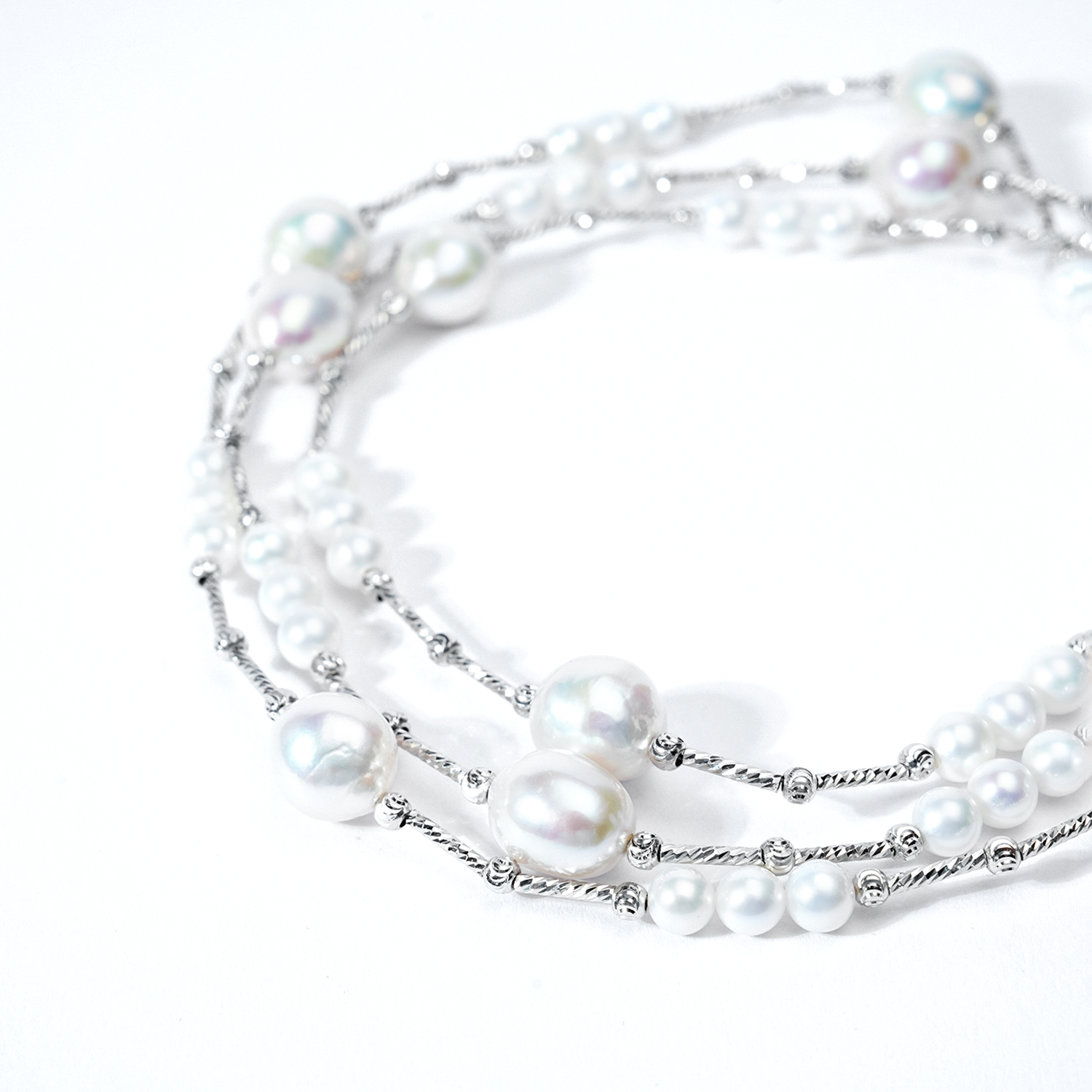 SYA099-109 Nature Fresh Water Pearl Necklace