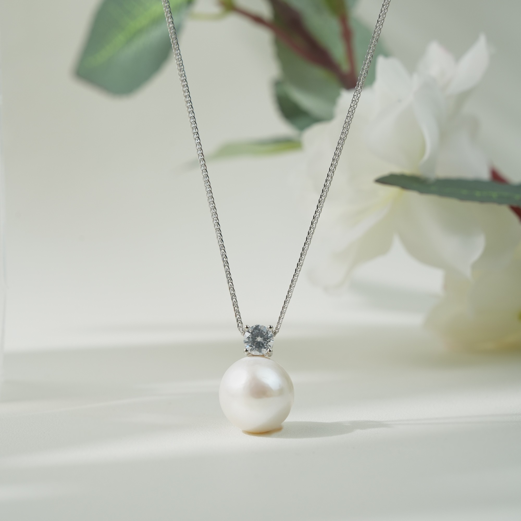 TKYB83 11-12mm pearl pendant necklace