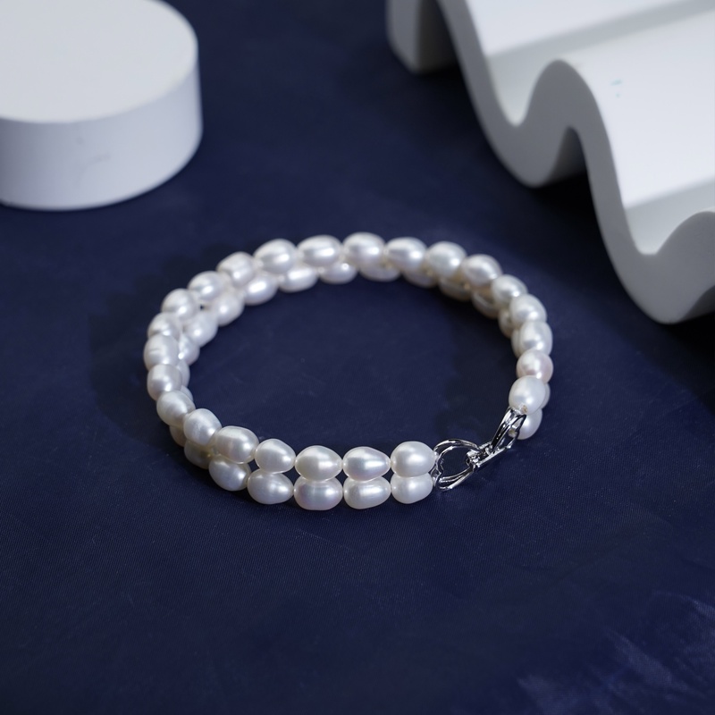 TKC29-18 5-6mm Pearl bracelet fresh water pearls