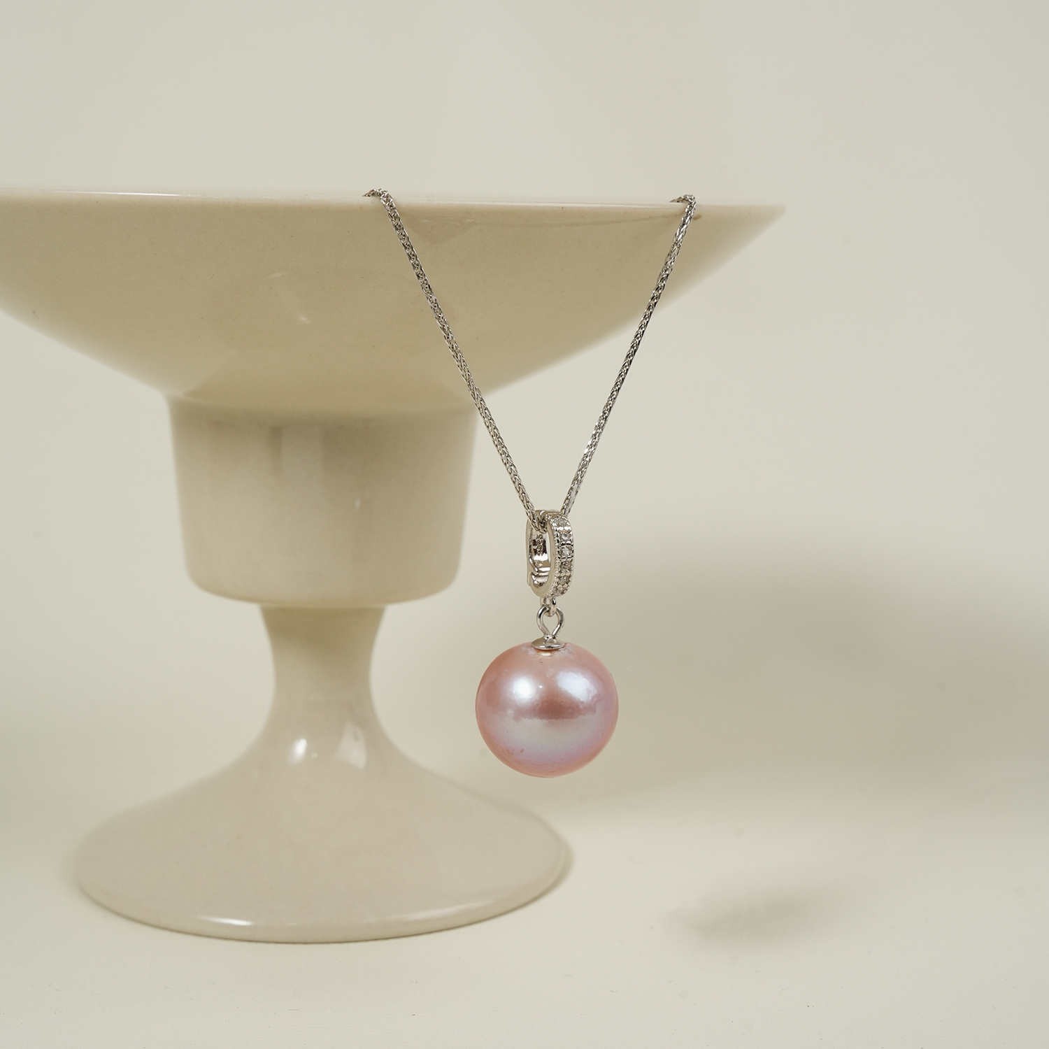TKYB87 12-13mm pearl pendant necklace