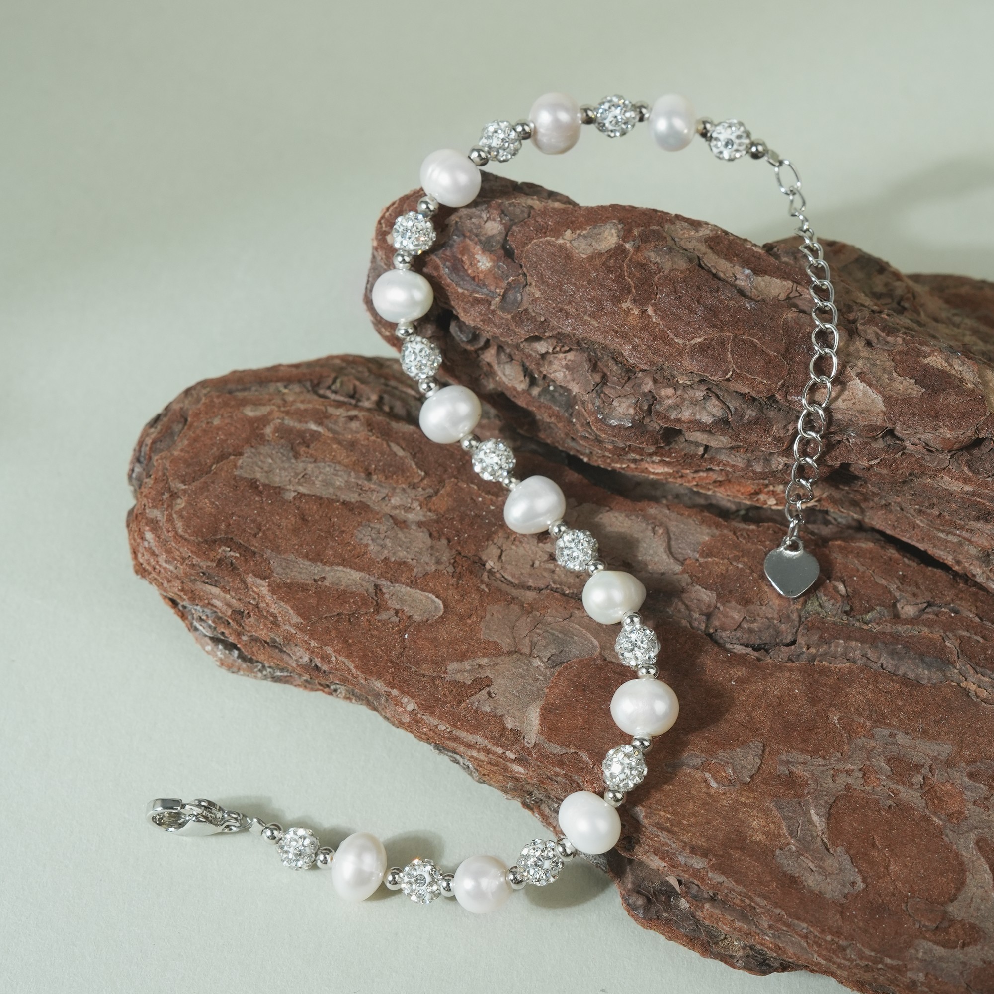 TKC88 7-8mm Pearl bracelet fresh water pearls