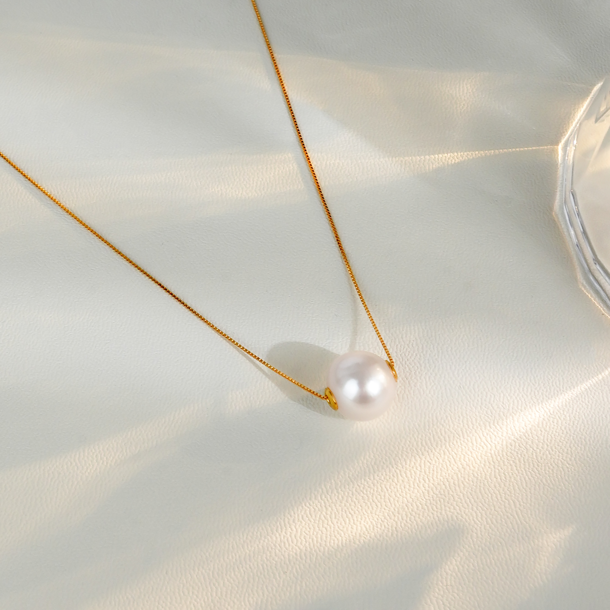 TKYB64 10-11mmpearl pendant necklace