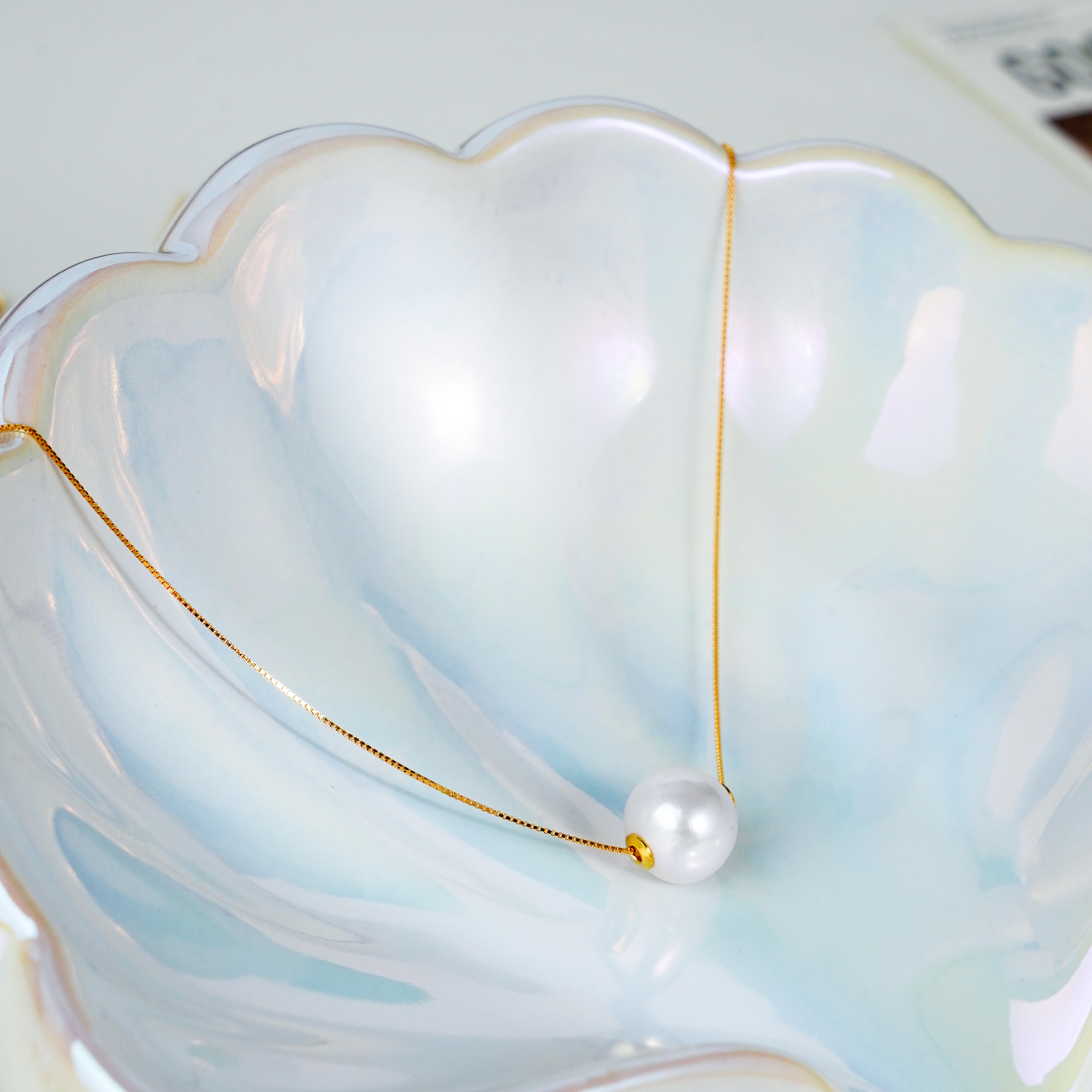 TKYB64 10-11mmpearl pendant necklace